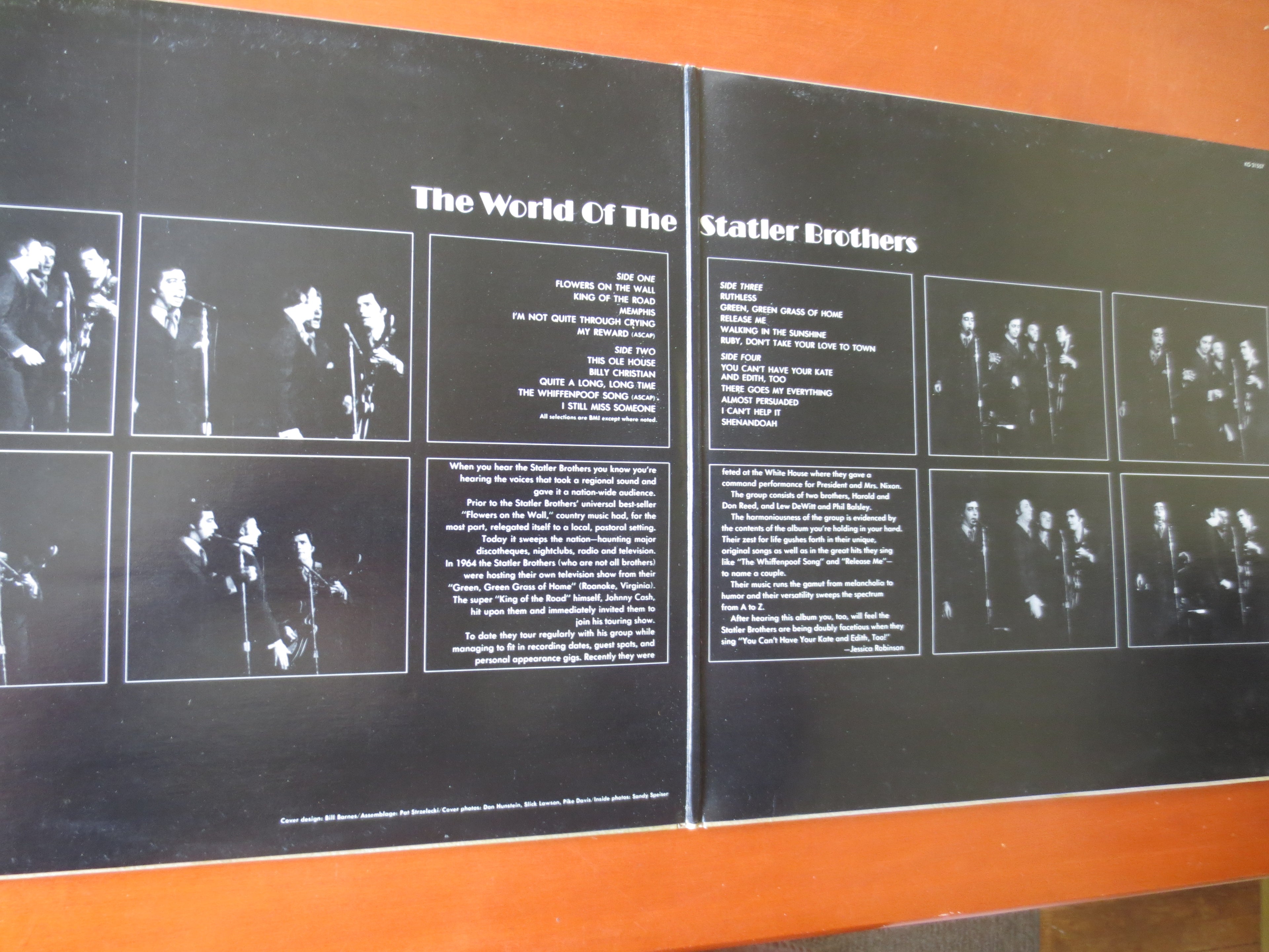 The Statler Brothers – The World Of (1972) Vinyl 2xLP