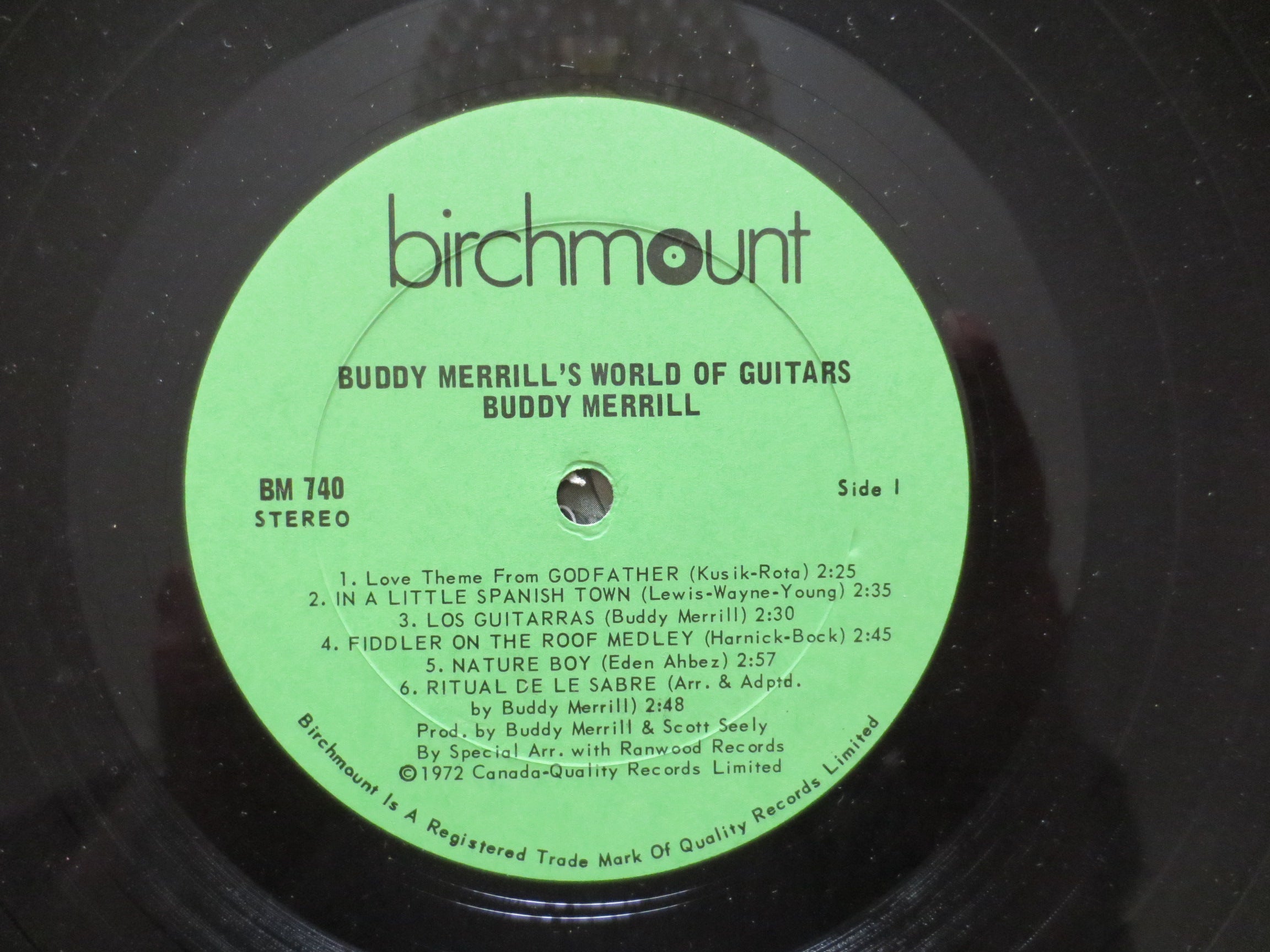 Buddy Merrill – World of Guitars (1972) Vinyl LP