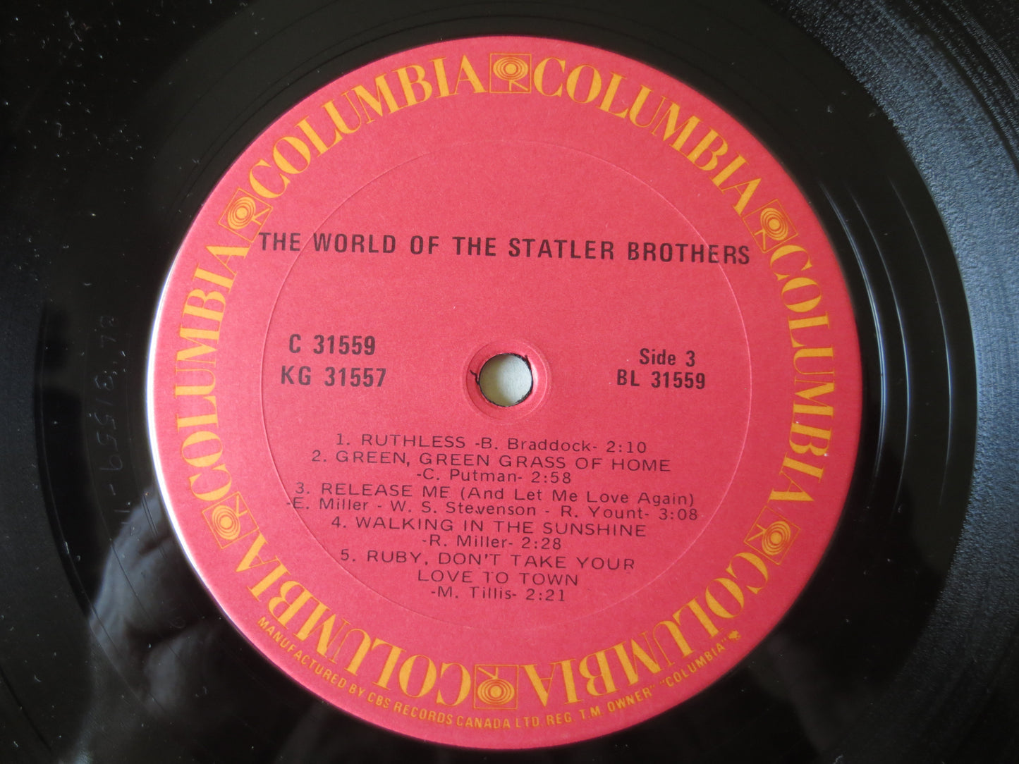 The STATLER BROTHERS, The WORLD of ,Vinyl, Vintage Vinyl, Record Vinyl, Country Records, Vinyl Records, lps, 1972 Records