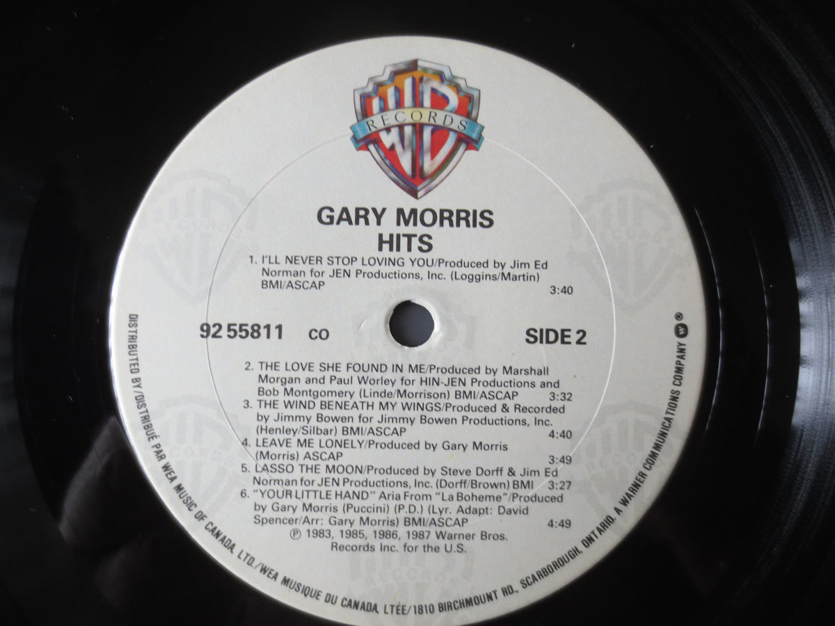 Gary Morris – Hits (1987) Vinyl LP