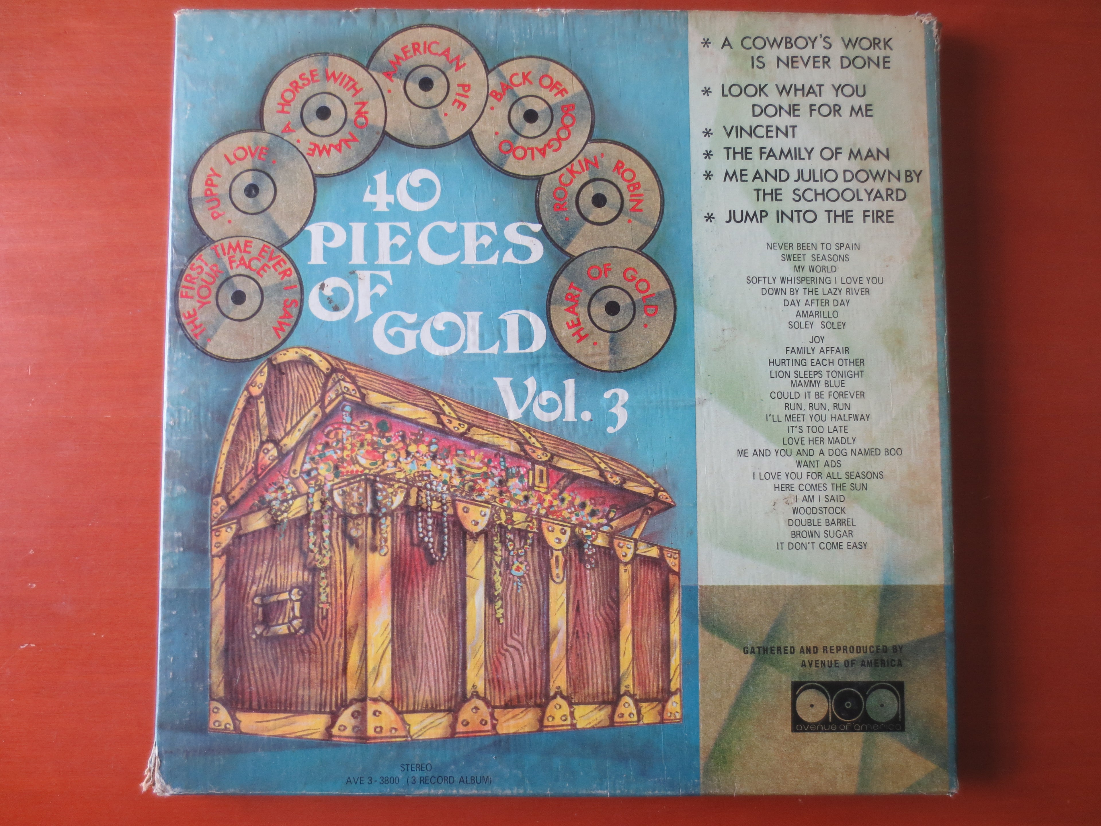 40 Pieces of Gold (1972) Vinyl LP 3-Disc Box Set