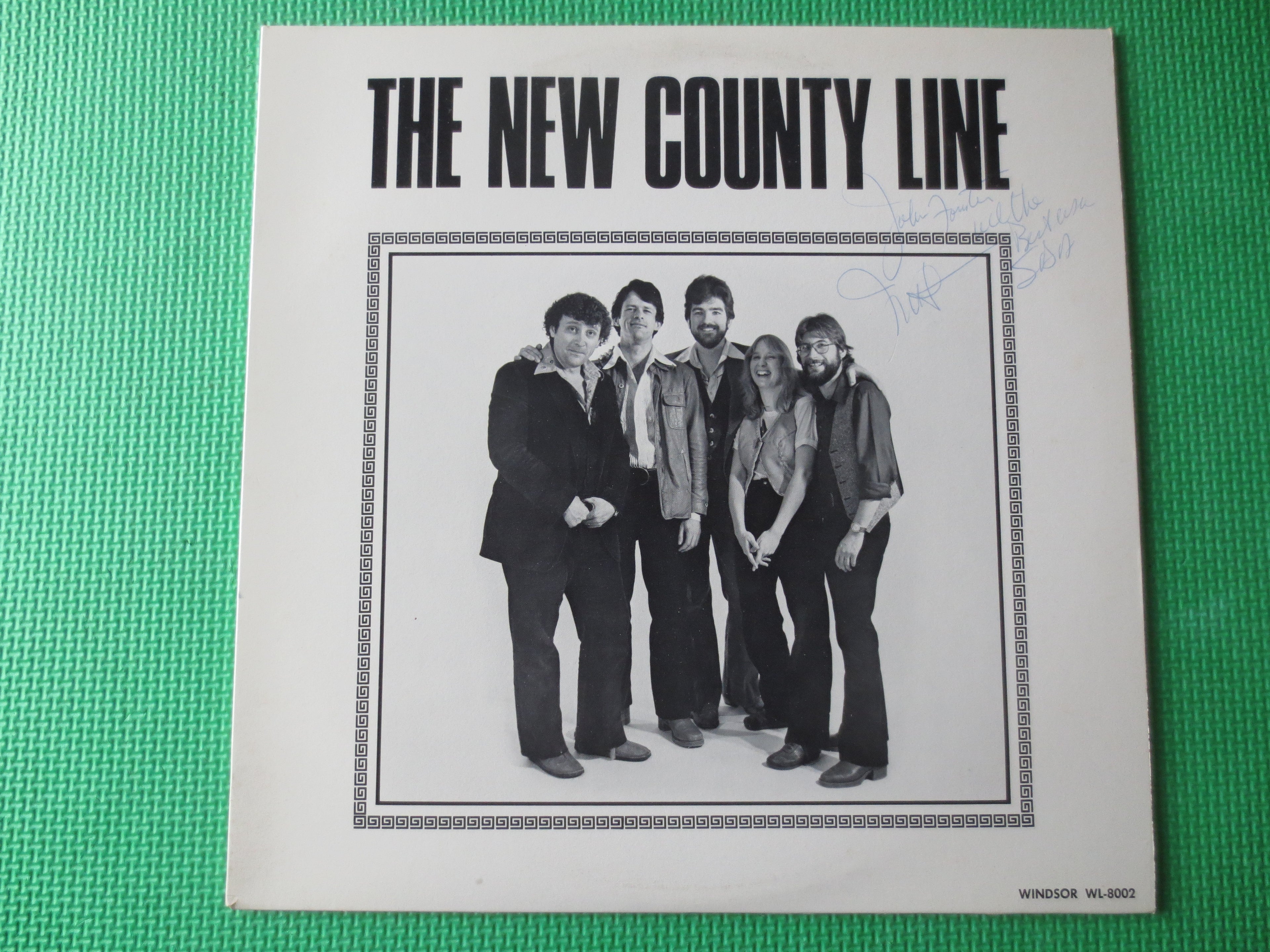 The New County Line – The New County Line (1980) Vinyl LP — Autographed