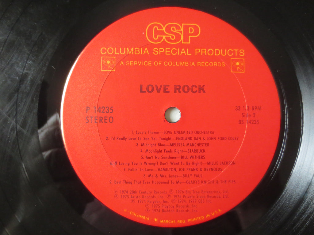 Love Rock – Ronco Records (1980) Vinyl LP