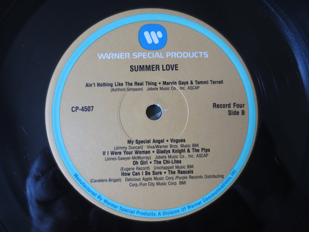 SUMMER LOVE, 45 Original Hits, 4 Records, 1987 Record, Vinyl Lp
