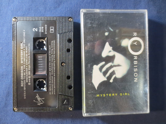 Roy Orbison Tape, Mystery Girl Tape, Roy Orbison Album, Roy Orbison Music, Roy Orbison Song, Tape Cassette, 1989 Cassette
