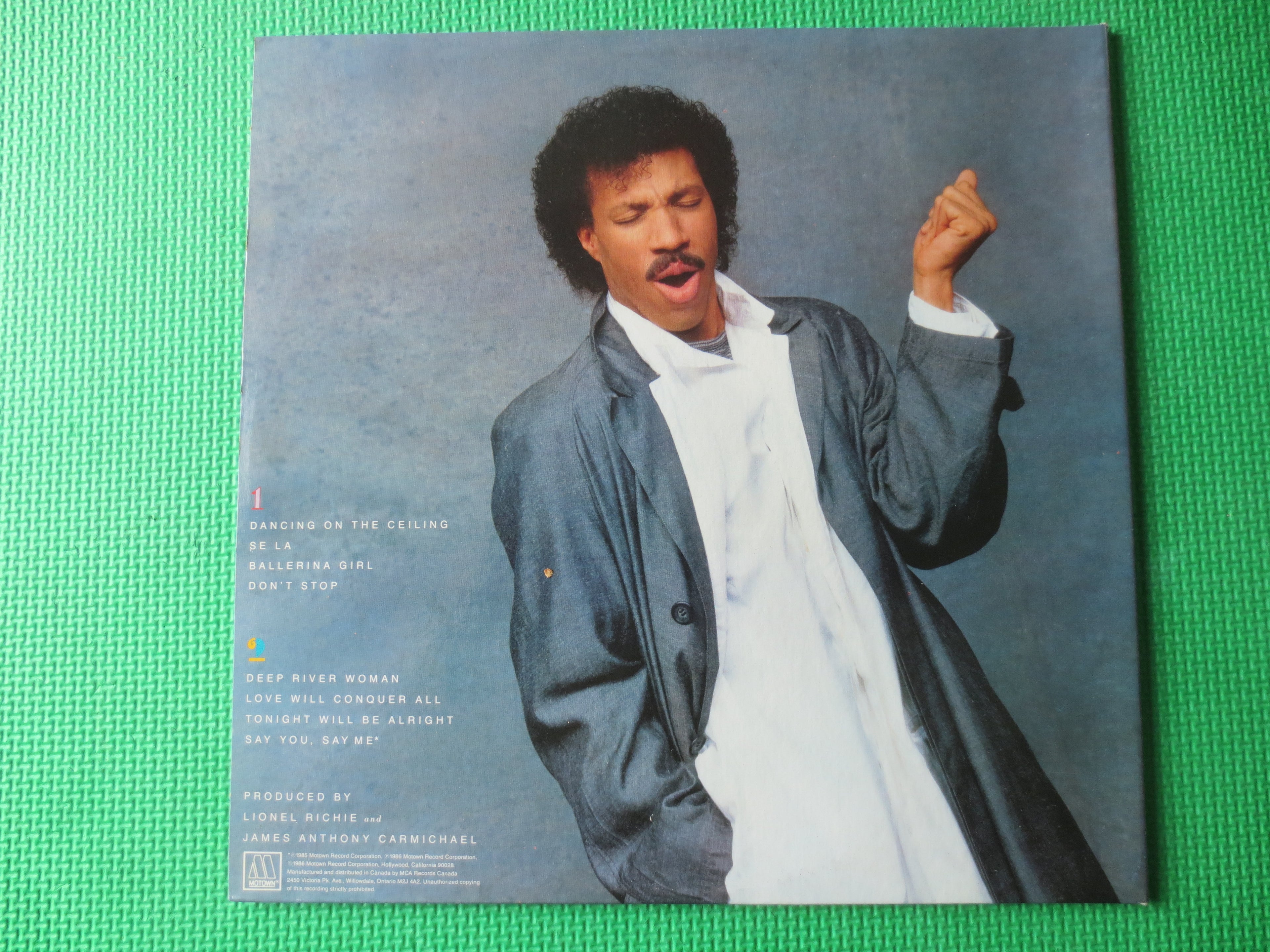 Lionel Richie – Dancing on the Ceiling (1986) Vinyl LP