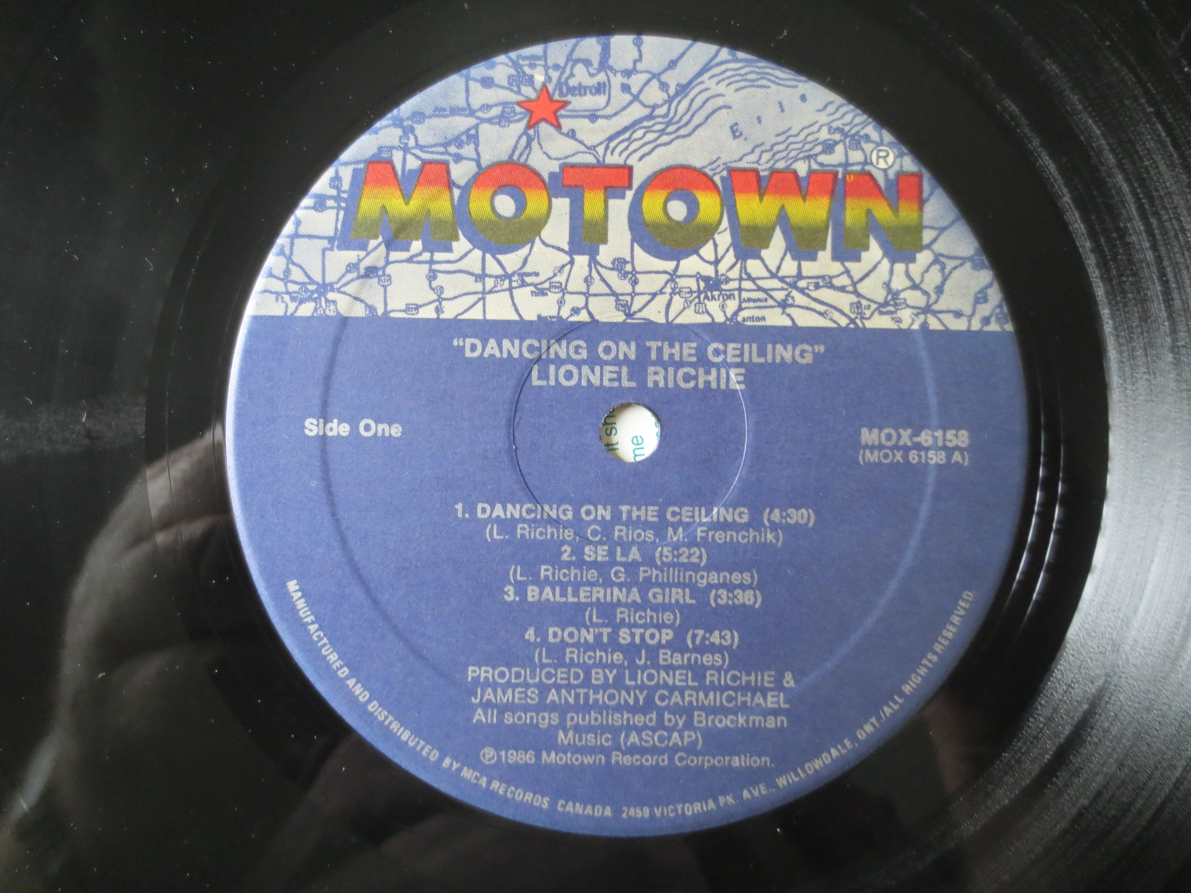 Lionel Richie – Dancing on the Ceiling (1986) Vinyl LP