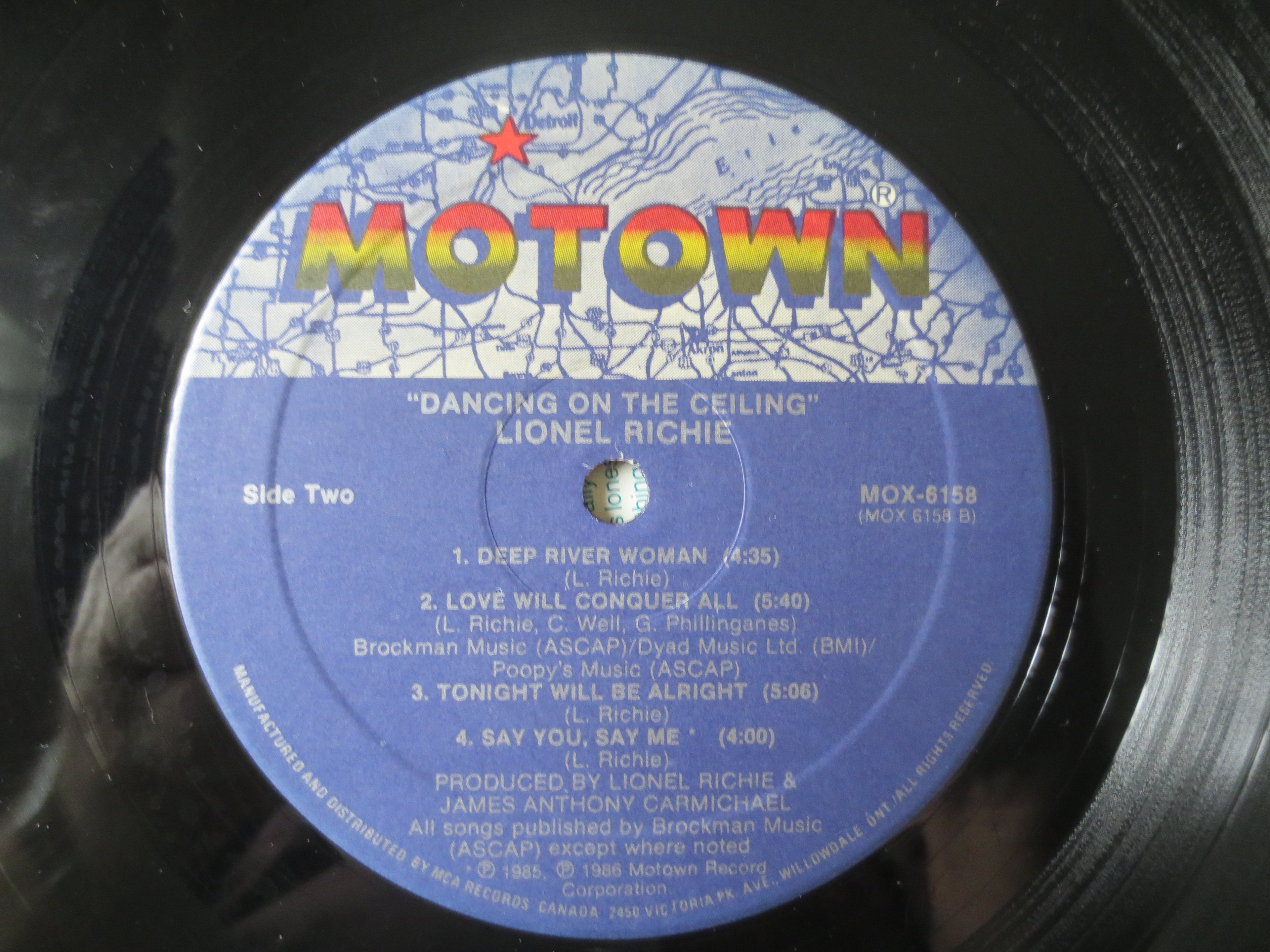 Lionel Richie – Dancing on the Ceiling (1986) Vinyl LP