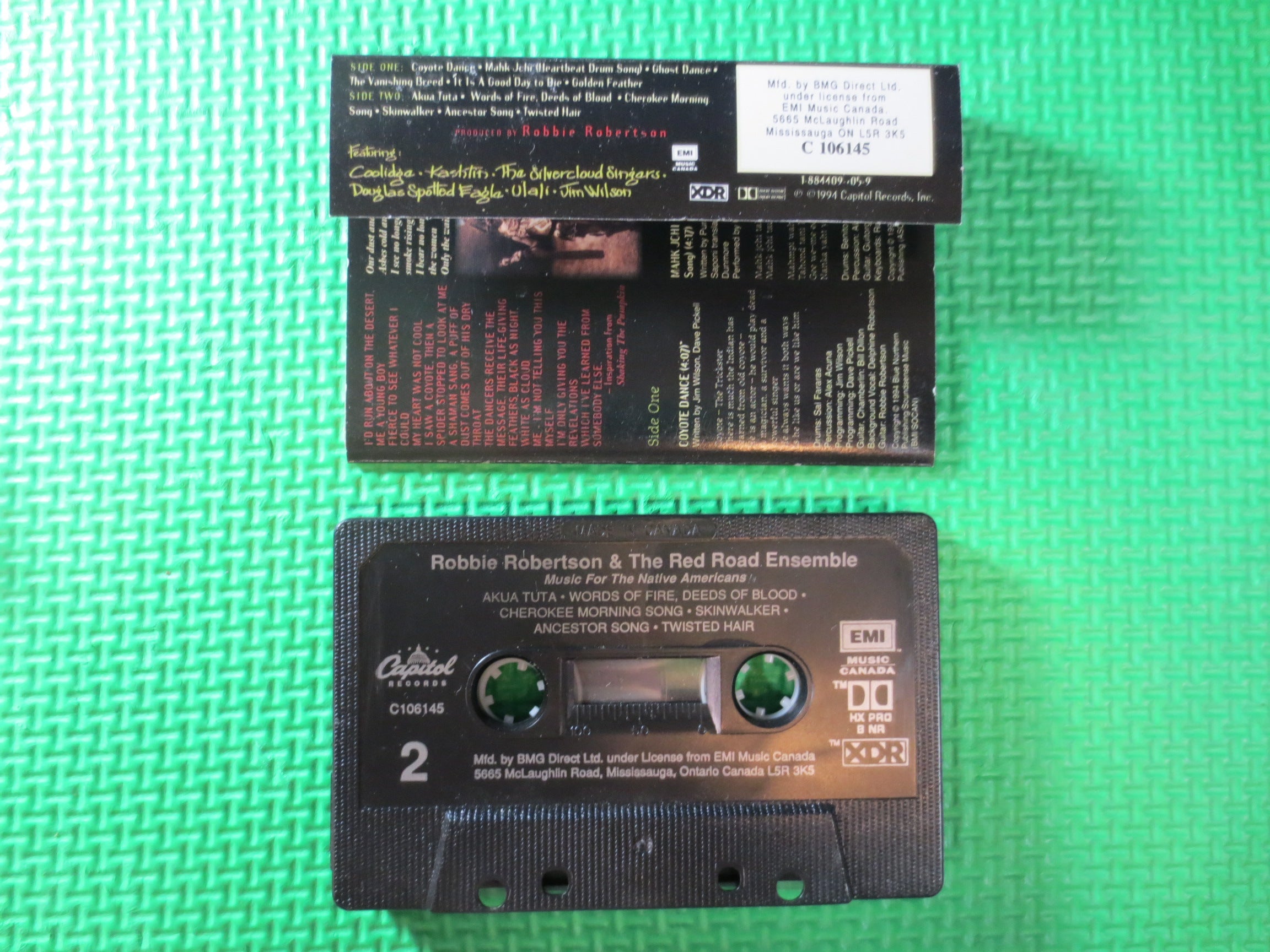 Robbie Robertson – Music for Native Americans (1994) Cassette