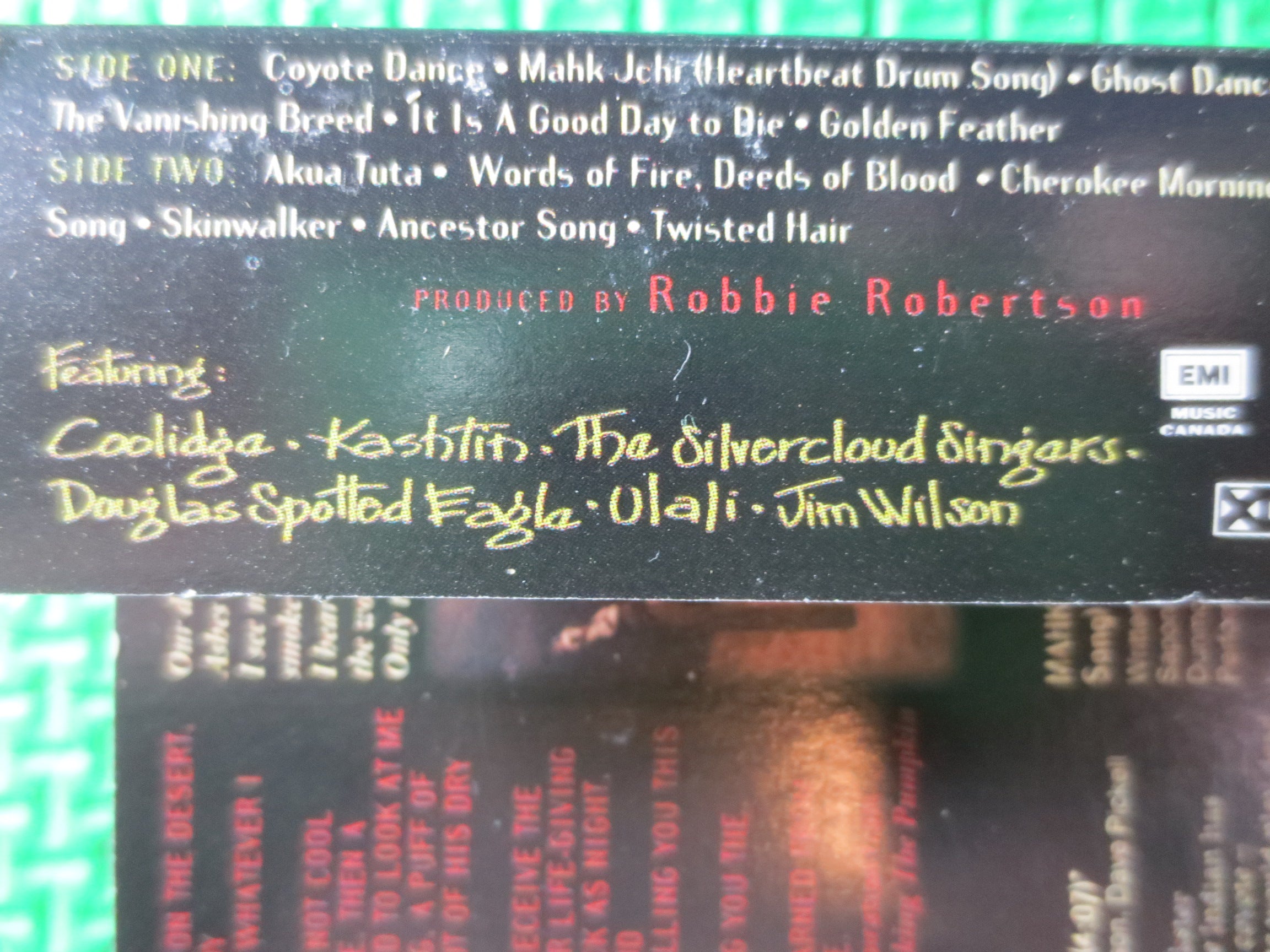Robbie Robertson – Music for Native Americans (1994) Cassette