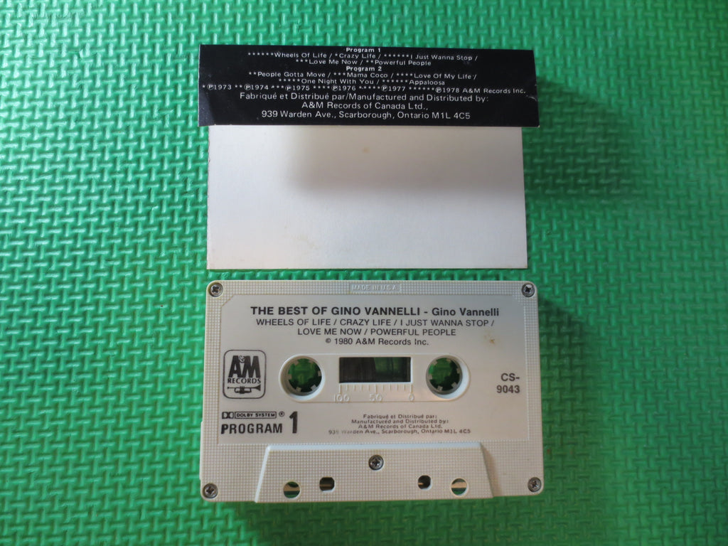 Gino Vannelli – The Best of Gino Vannelli (1980) Cassette