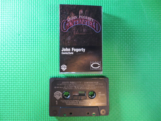 JOHN FOGERTY Tape, CENTERFIELD Tape, John Fogerty Album, John Fogerty Music, Tape Cassette, Cassette, Rock Lp, 1985 Cassette