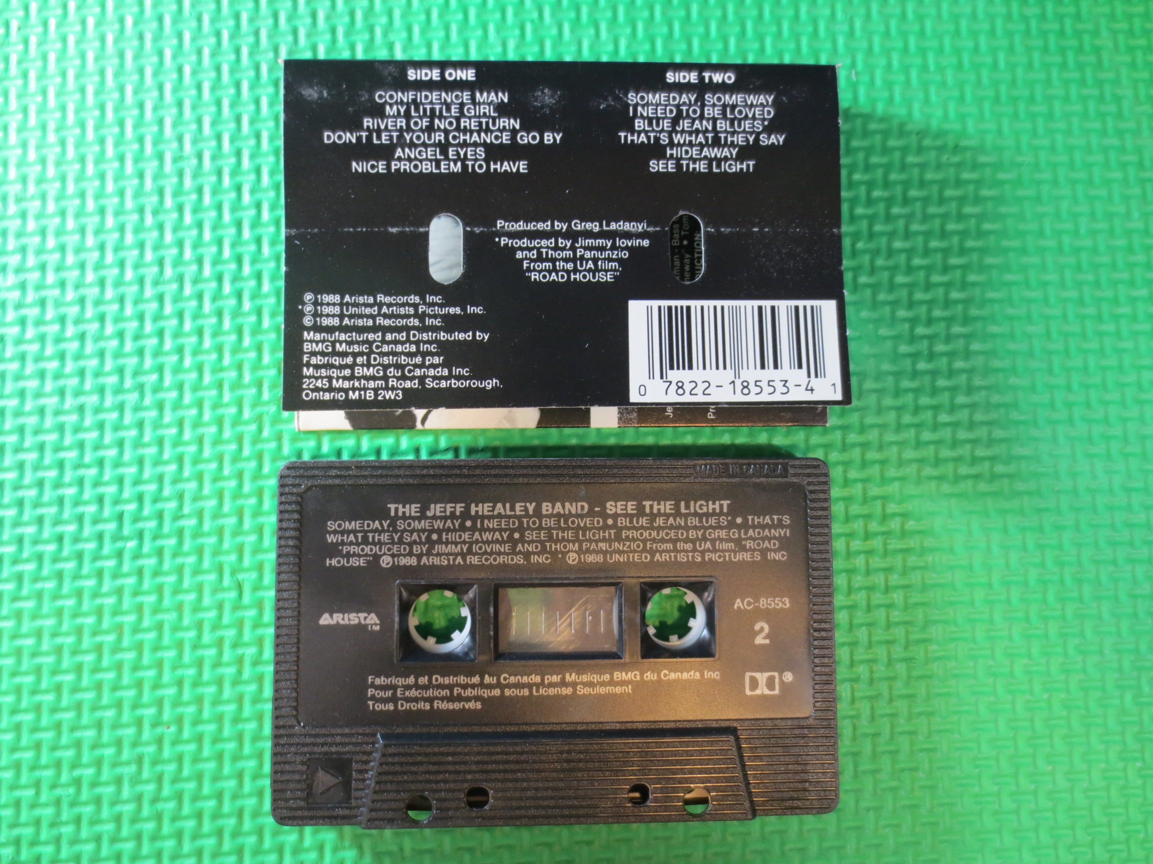 Jeff Healey Band – See the Light (1988) Cassette