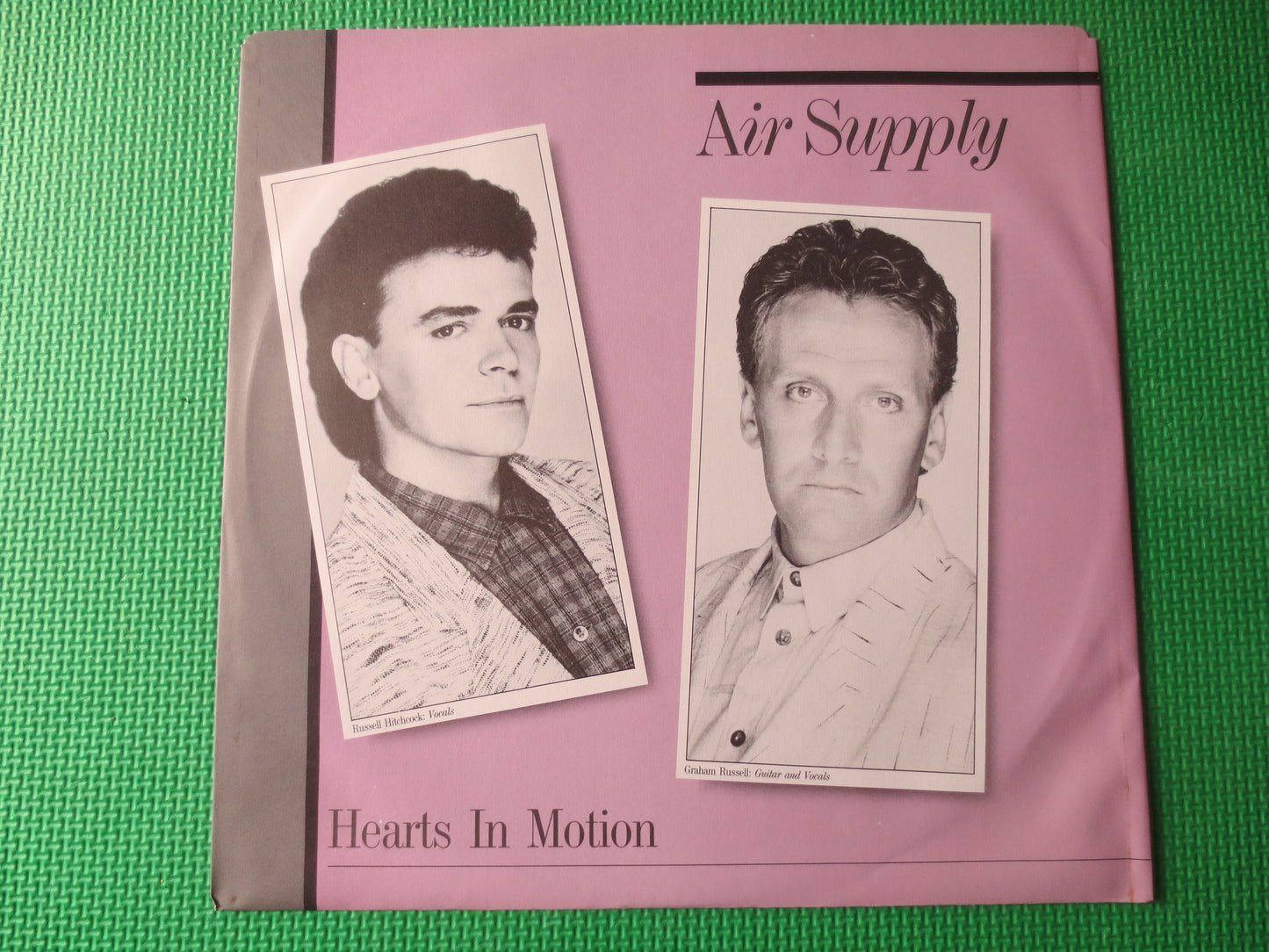 AIR SUPPLY, HEARTS in Motion, Air Supply Albums, Air Supply Vinyl, Air Supply Lp, Vintage Vinyl, lps, 1986 Records