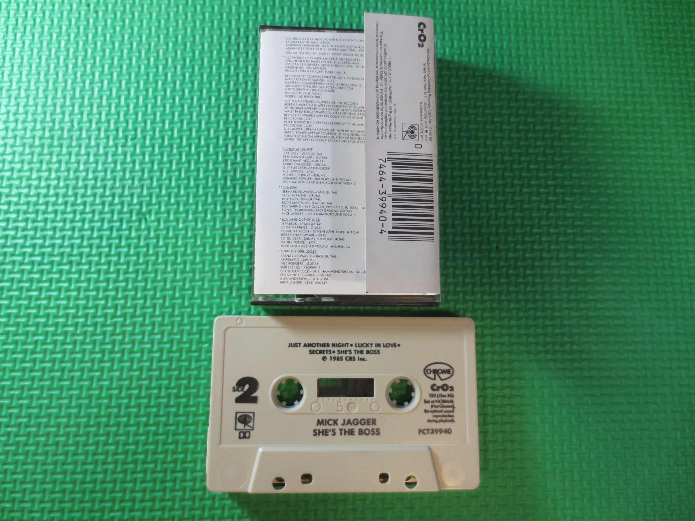 Mick Jagger – She’s the Boss (1985) Cassette