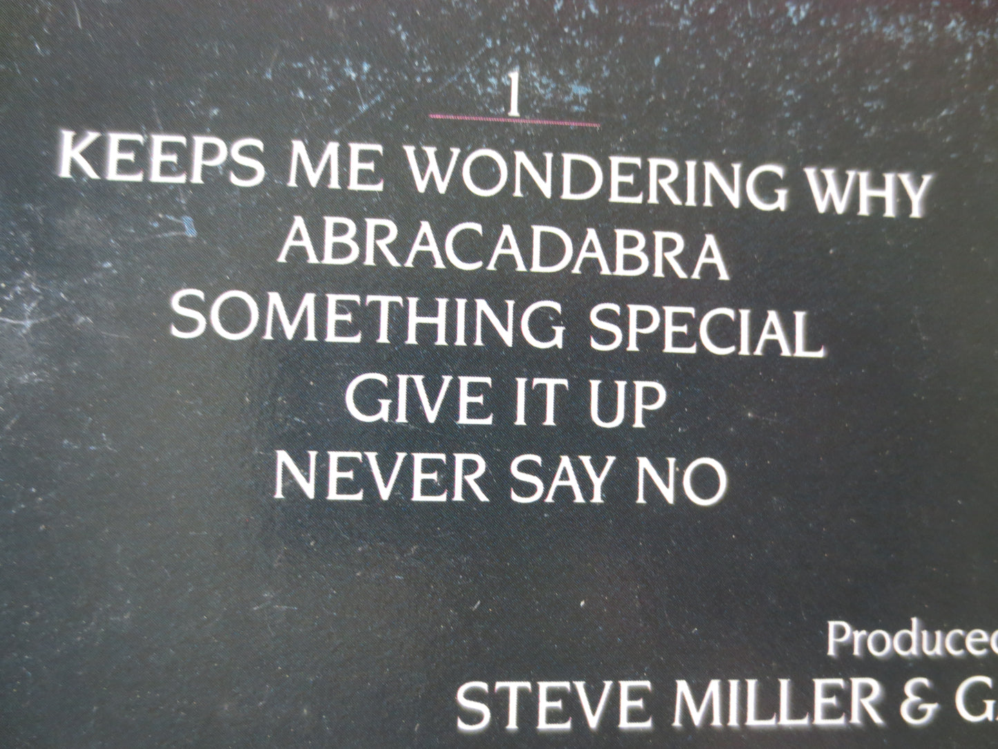 STEVE MILLER, ABRACADABRA, Rock Record, Vintage Vinyl, Record Vinyl, Records, Vinyl Record, Vinyl Album, lps, 1982 Records