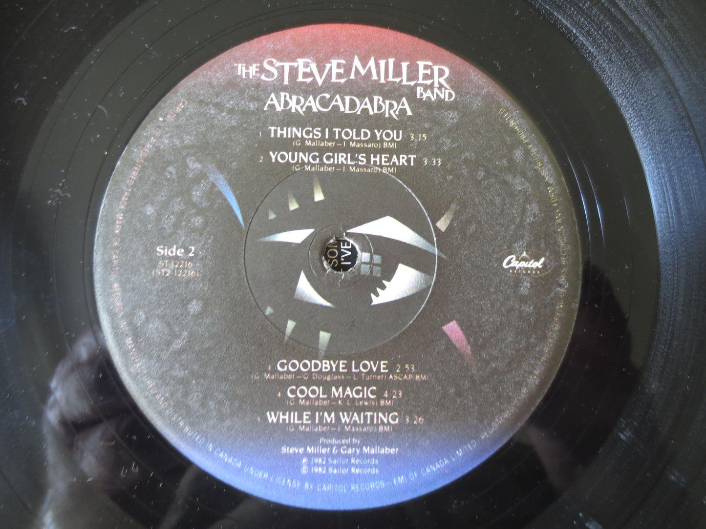 STEVE MILLER, ABRACADABRA, Rock Record, Vintage Vinyl, Record Vinyl, Records, Vinyl Record, Vinyl Album, lps, 1982 Records