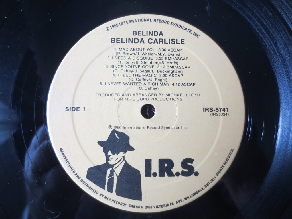 Belinda Carlisle – Belinda (1986) Vinyl LP