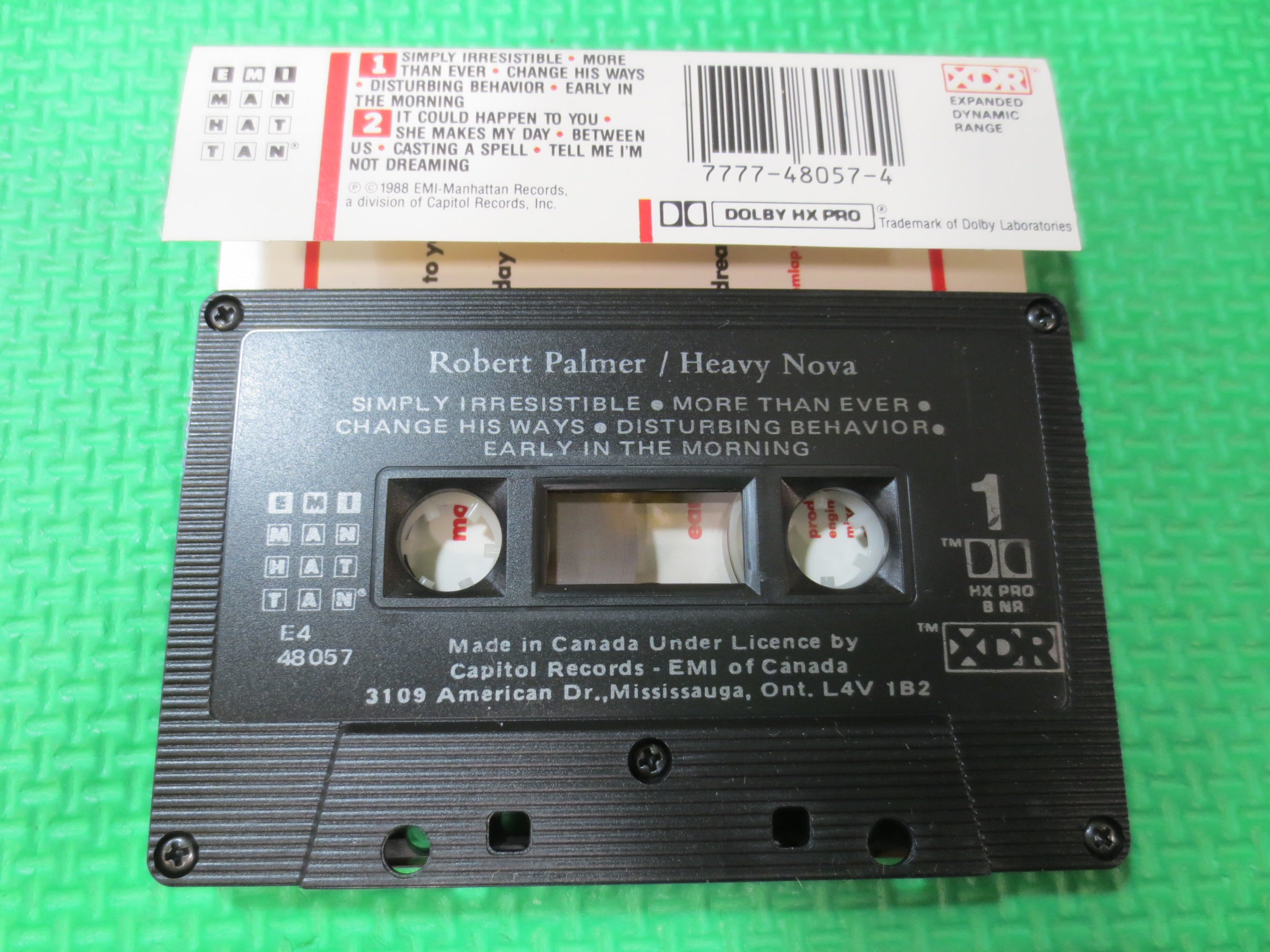 Robert Palmer – Heavy Nova (1988) Cassette
