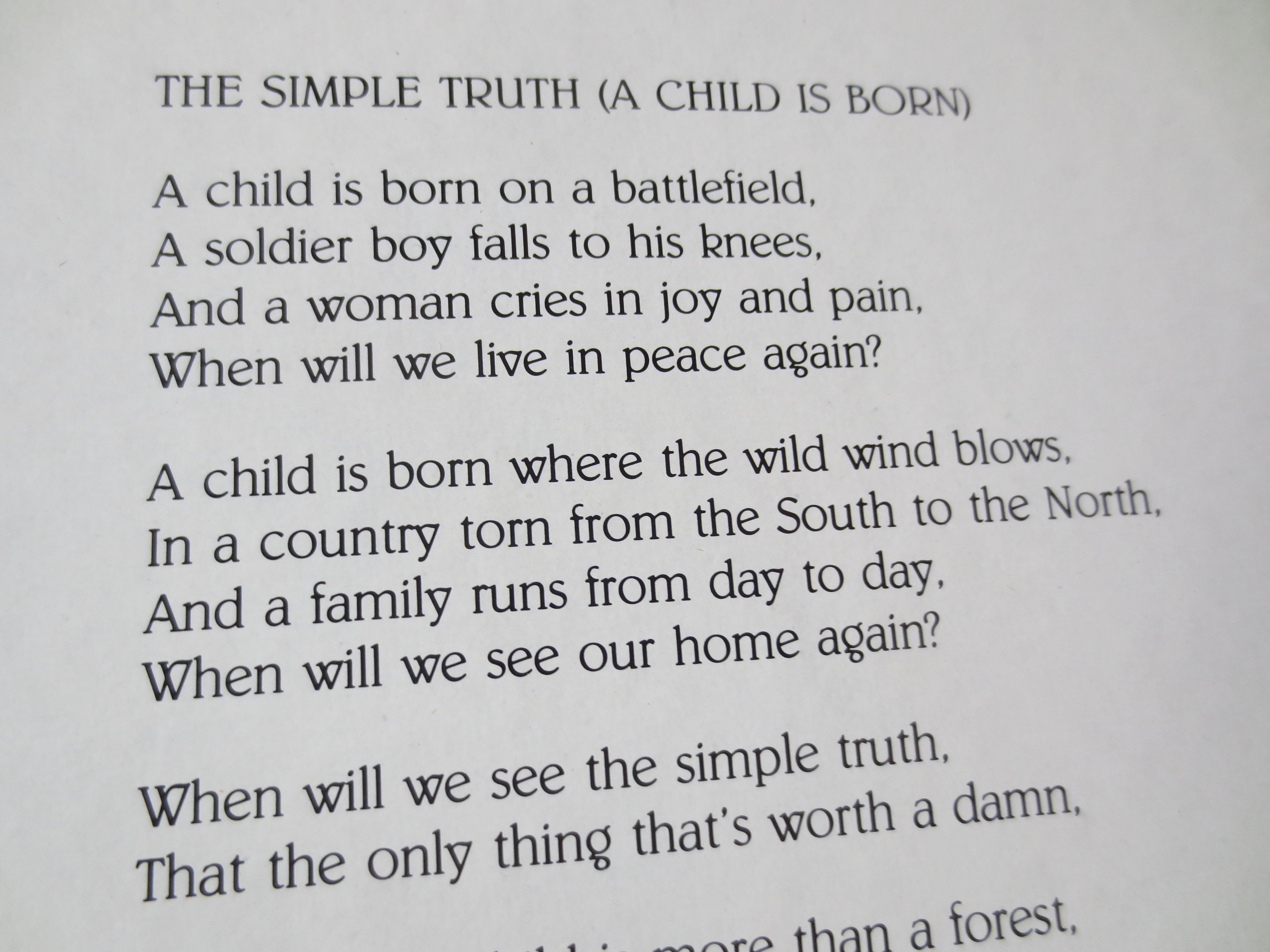 Chris de Burgh – The Simple Truth (1987) Vinyl LP