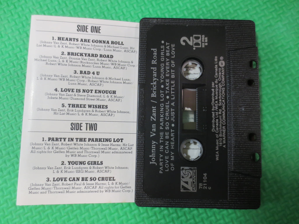 Johnny Van Zant – Brickyard Road (1990) Cassette