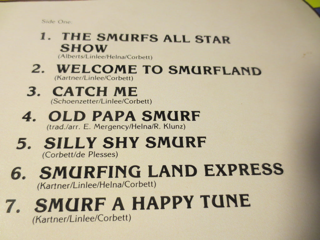 The Smurfs – All Star Show (1981) Vinyl LP