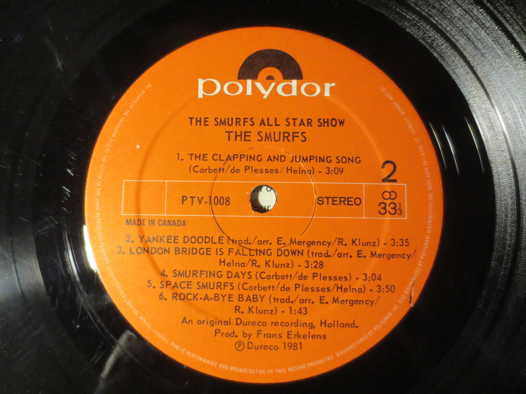The Smurfs – All Star Show (1981) Vinyl LP