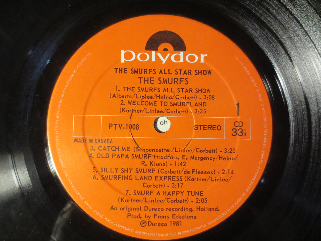 The Smurfs – All Star Show (1981) Vinyl LP