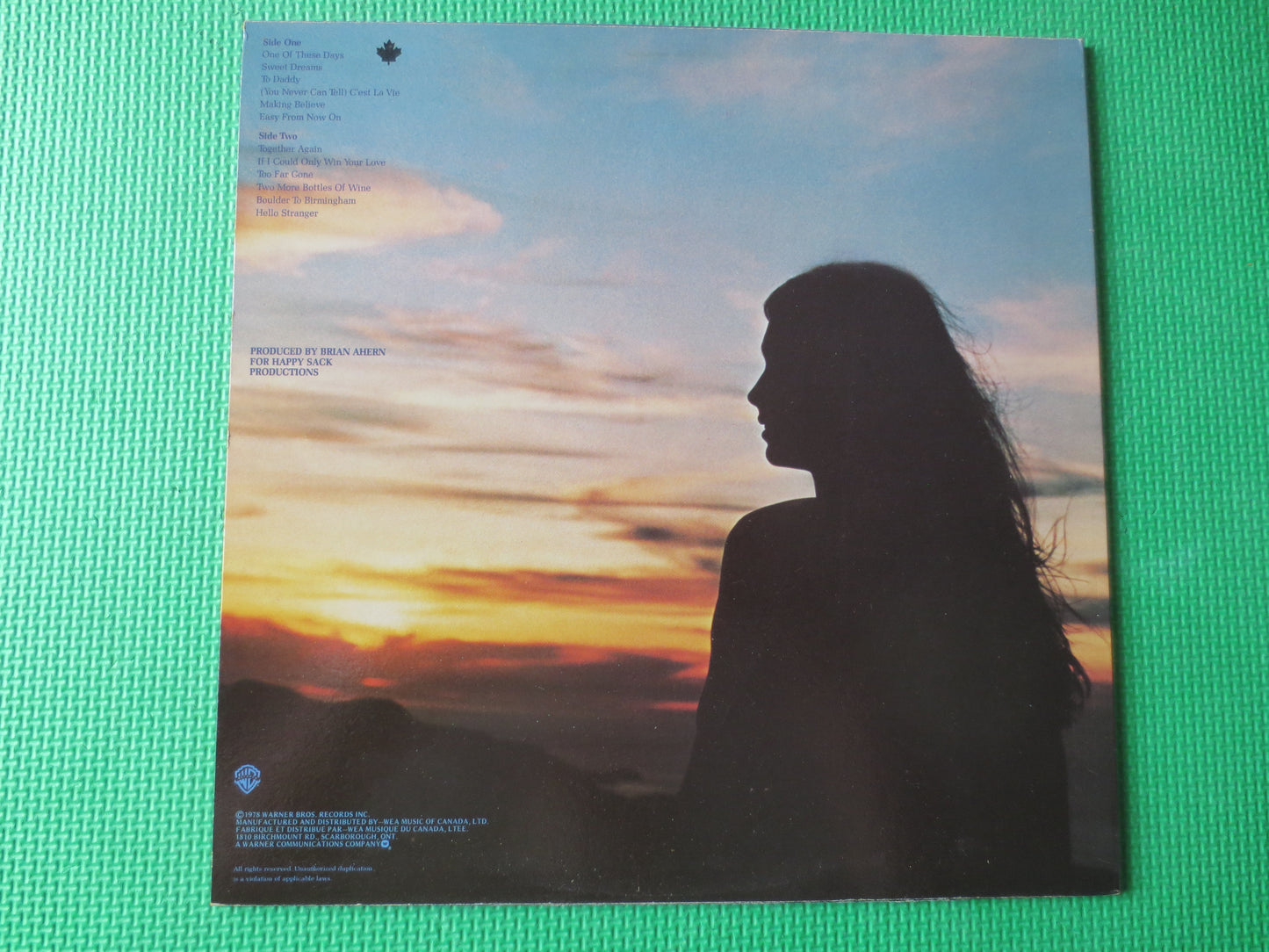 EMMYLOU HARRIS, BEST of, Country Records, Vintage Vinyl, Record Vinyl, Records, Vinyl Records, Vinyl Album, 1978 Records