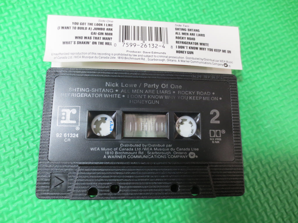 Nick Lowe – Party of One (1990) Cassette