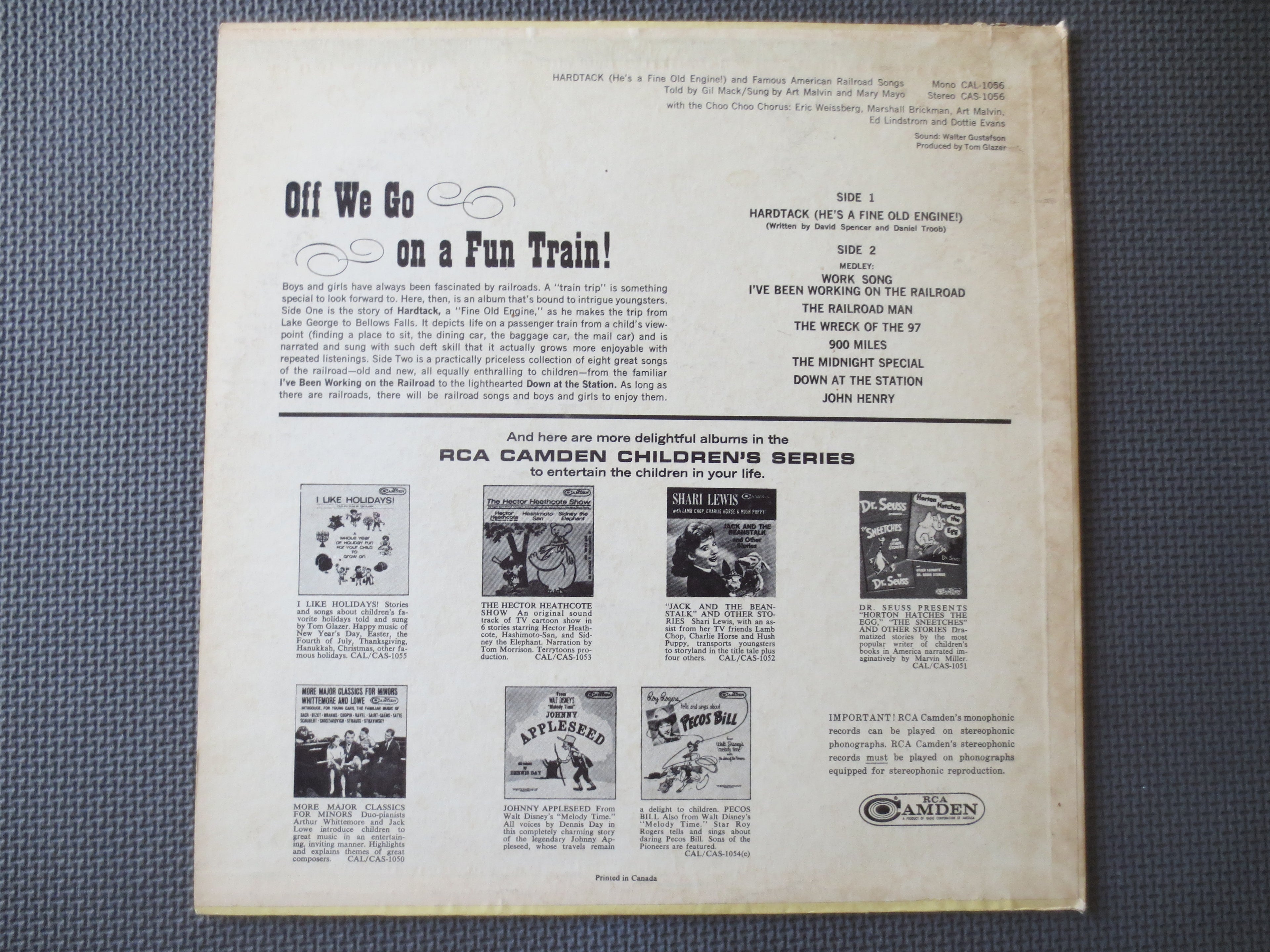 Hardtack – Famous American Railroad Songs (1964) Vinyl LP