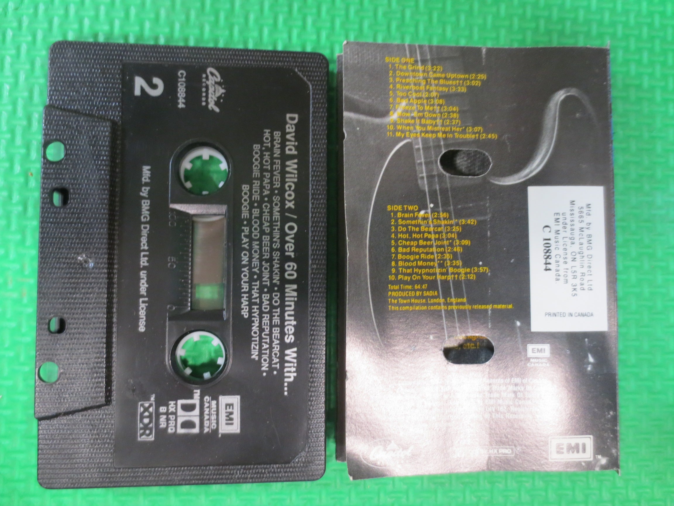 David Wilcox – Over 60 Minutes With... (1987) Cassette