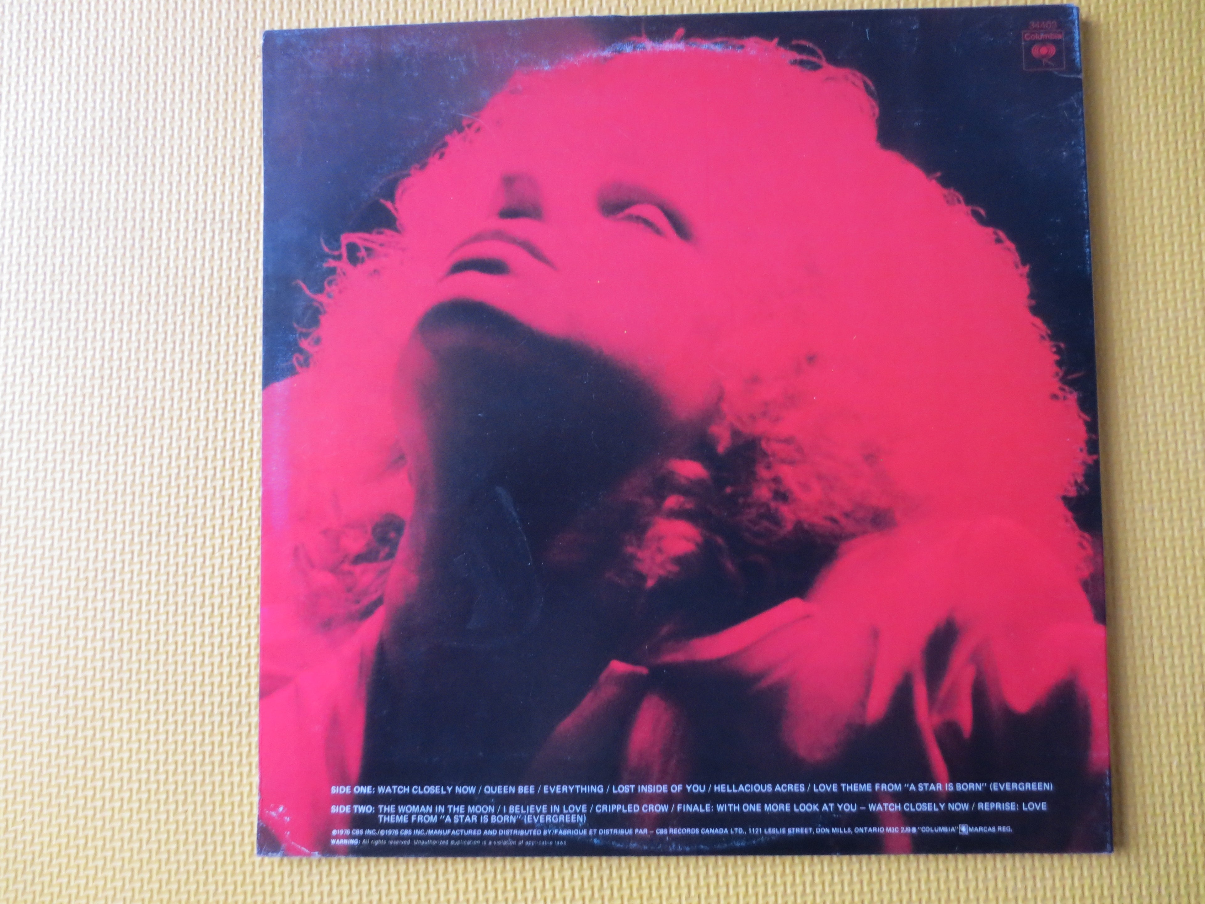 A Star Is Born – Original Motion Picture Soundtrack (1976) Vinyl LP