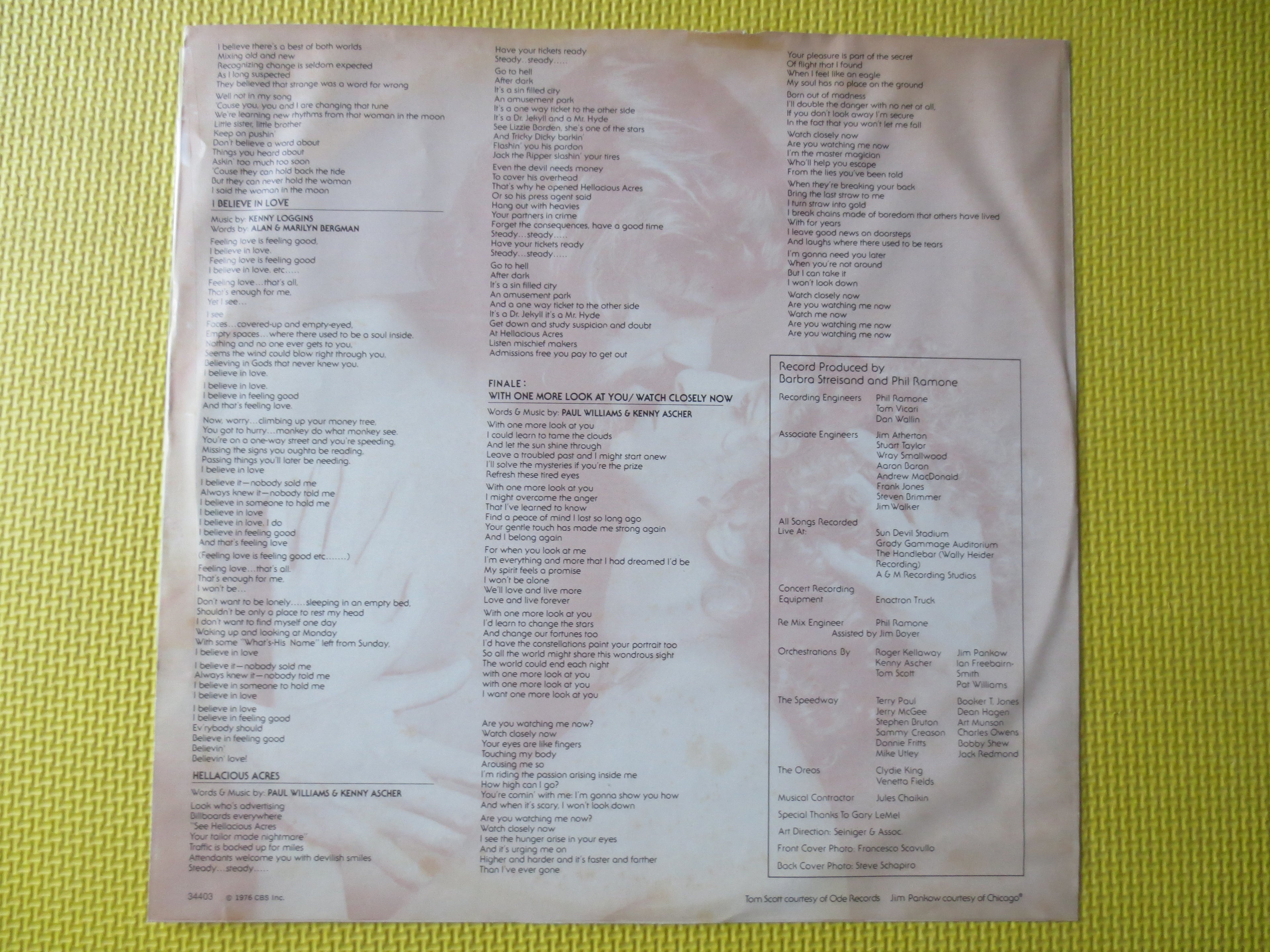 A Star Is Born – Original Motion Picture Soundtrack (1976) Vinyl LP