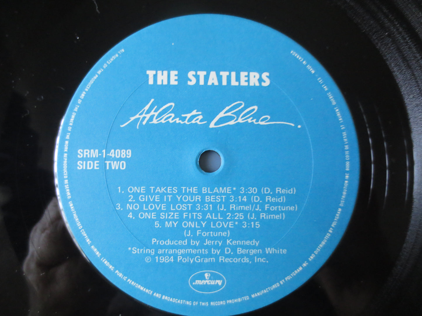 The STATLER BROTHERS, ATLANTA Blue, Statler Brothers lps, Vintage Vinyl, Record Vinyl, Country Records, lps, 1984 Records
