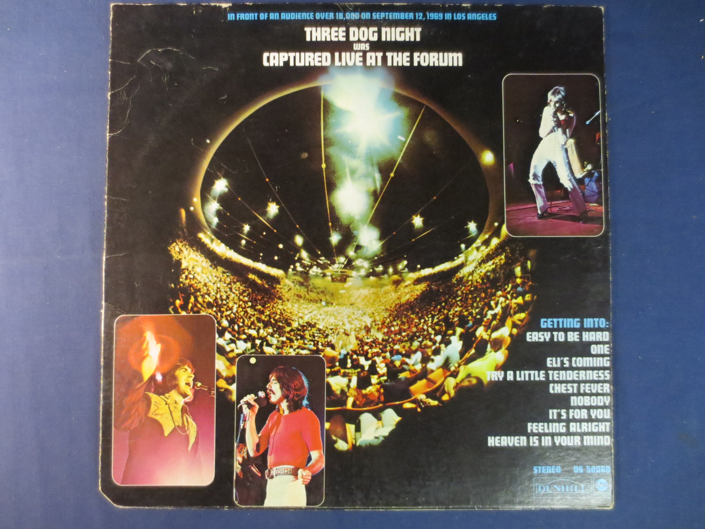 Three Dog Night – Captured Live at the Forum (1969) Vinyl LP