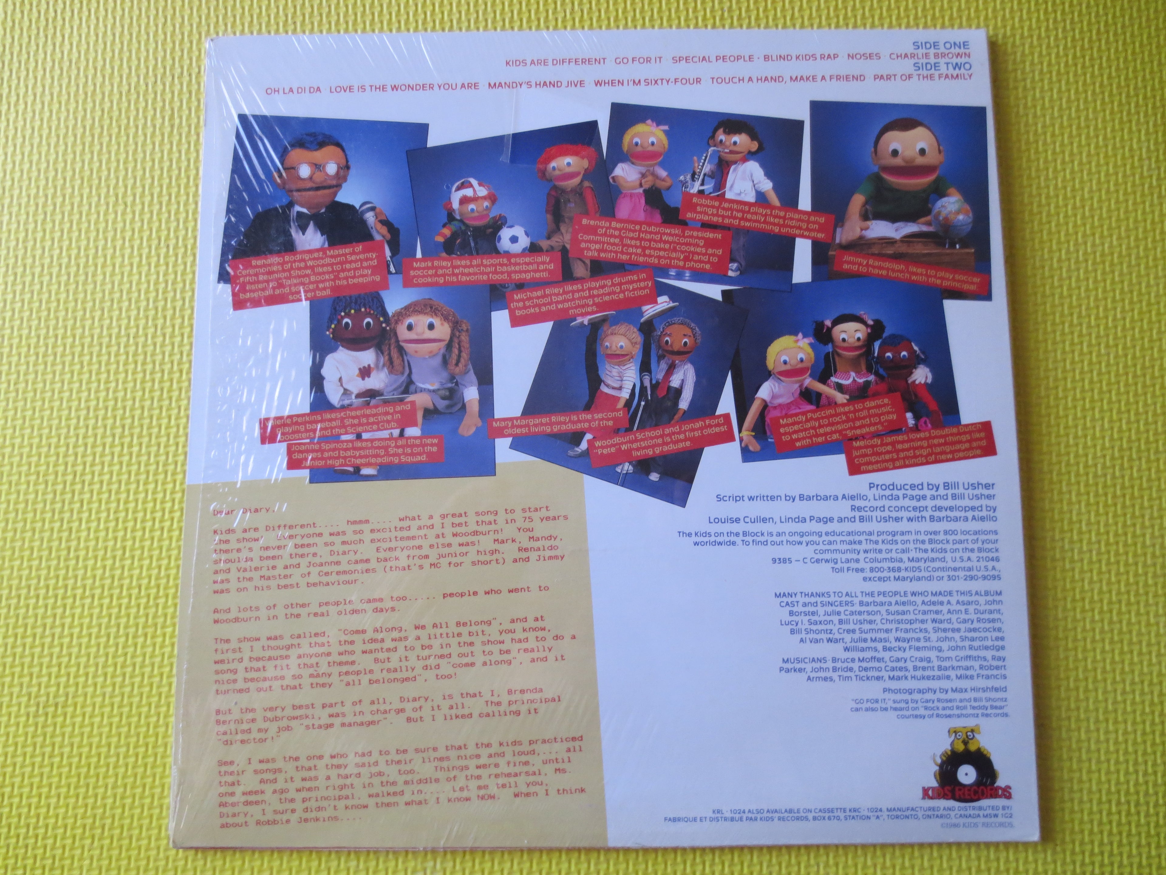 The Kids on the Block – C'mon Along, We All Belong (1986) Vinyl LP