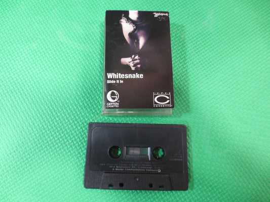 WHITESNAKE Tape, SLIDE It IN Tape, Whitesnake Cassette, Whitesnake Lp, Heavy Metal Cassette, Rock Cassette, 1984 Records