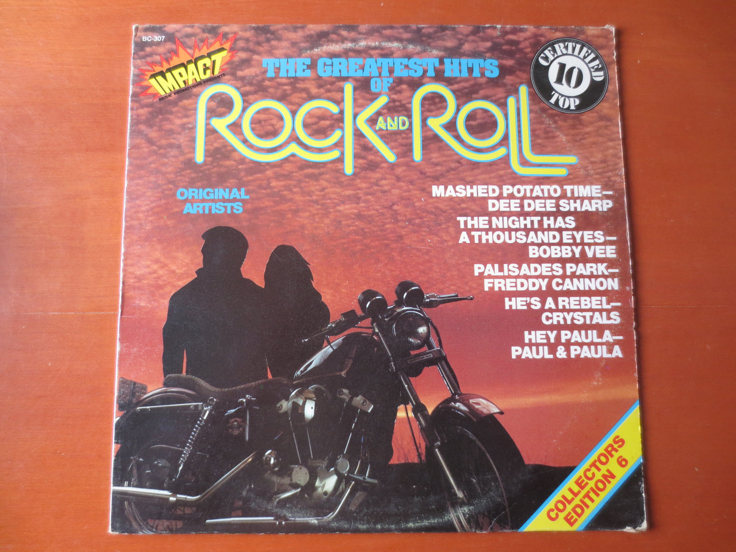 ROCK and ROLL, Volume 6, ROCK Records, Bobby Vee Records, Crystals Record, Record Vinyl, lps, Vinyl Record, 1982 Records