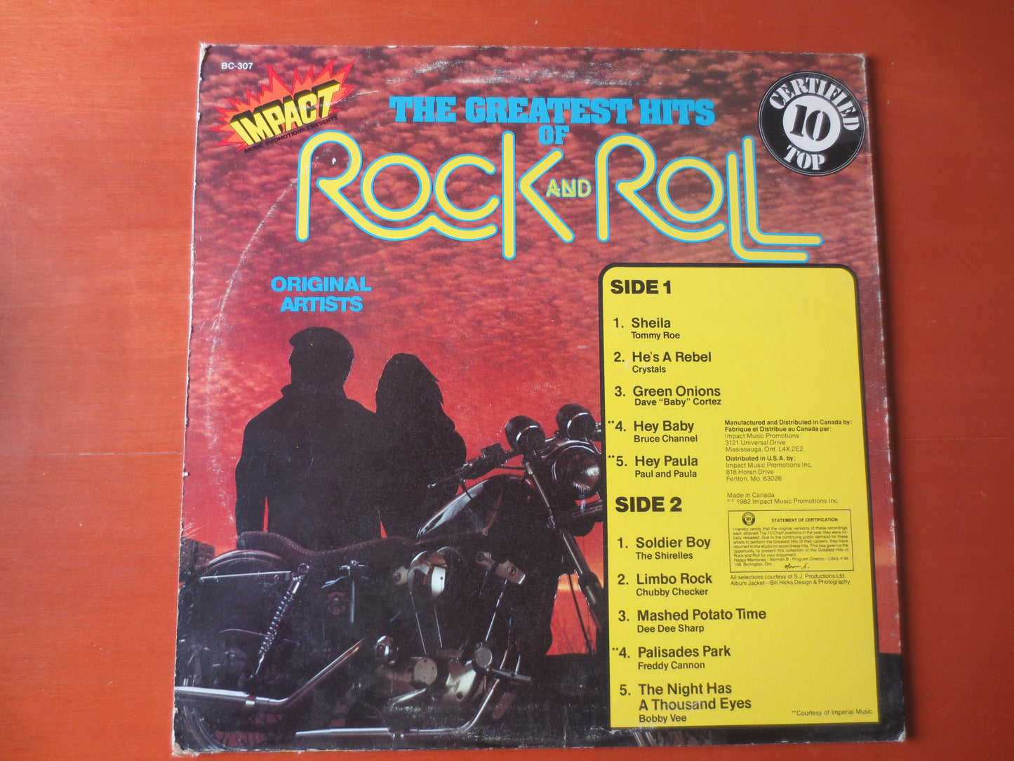 ROCK and ROLL, Volume 6, ROCK Records, Bobby Vee Records, Crystals Record, Record Vinyl, lps, Vinyl Record, 1982 Records