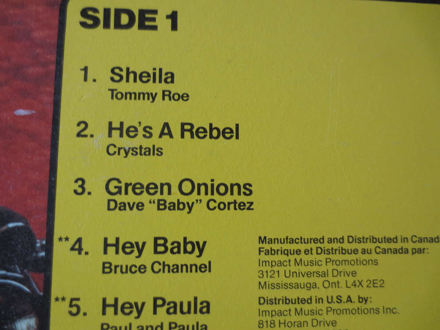 ROCK and ROLL, Volume 6, ROCK Records, Bobby Vee Records, Crystals Record, Record Vinyl, lps, Vinyl Record, 1982 Records