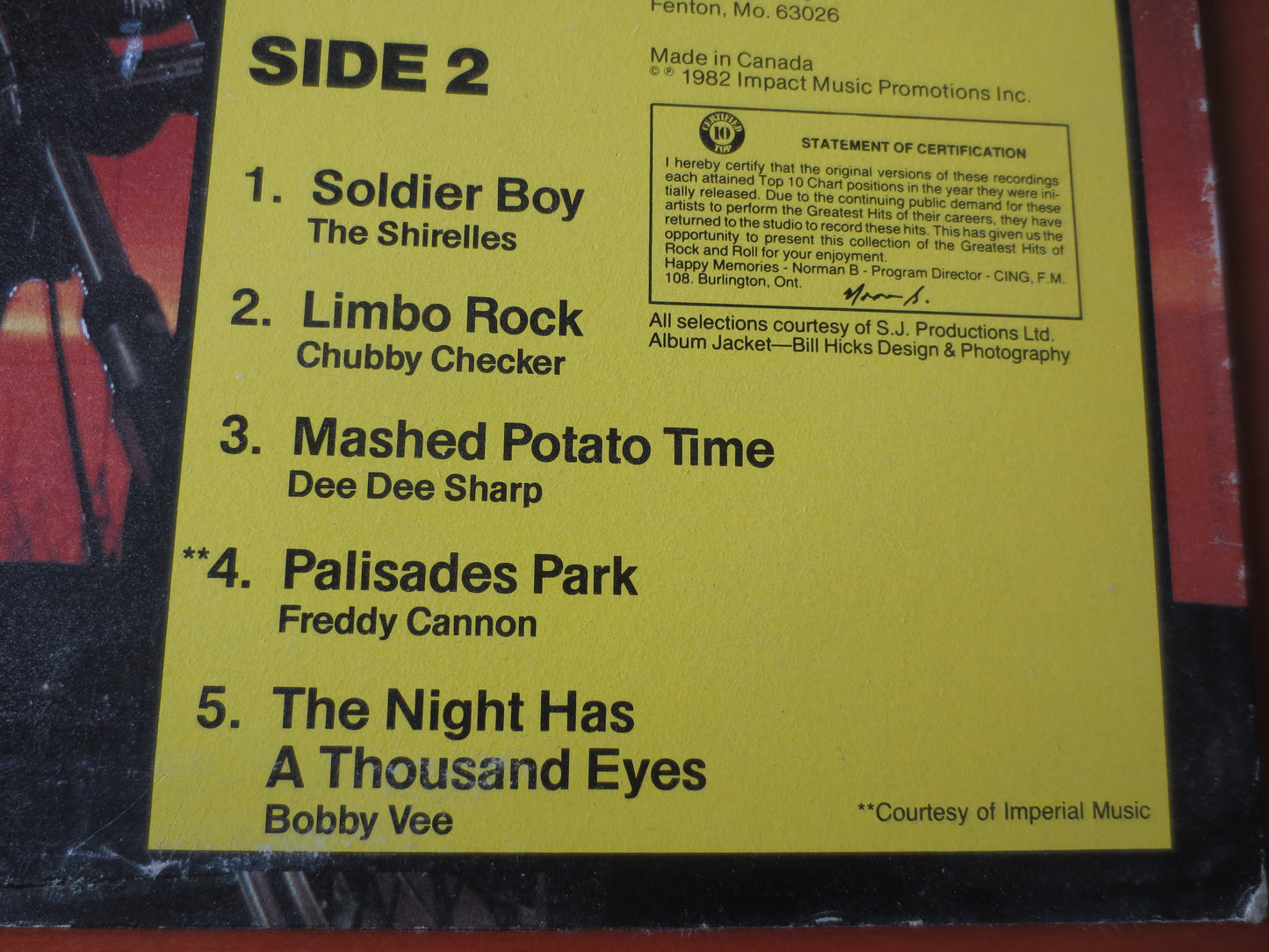 ROCK and ROLL, Volume 6, ROCK Records, Bobby Vee Records, Crystals Record, Record Vinyl, lps, Vinyl Record, 1982 Records