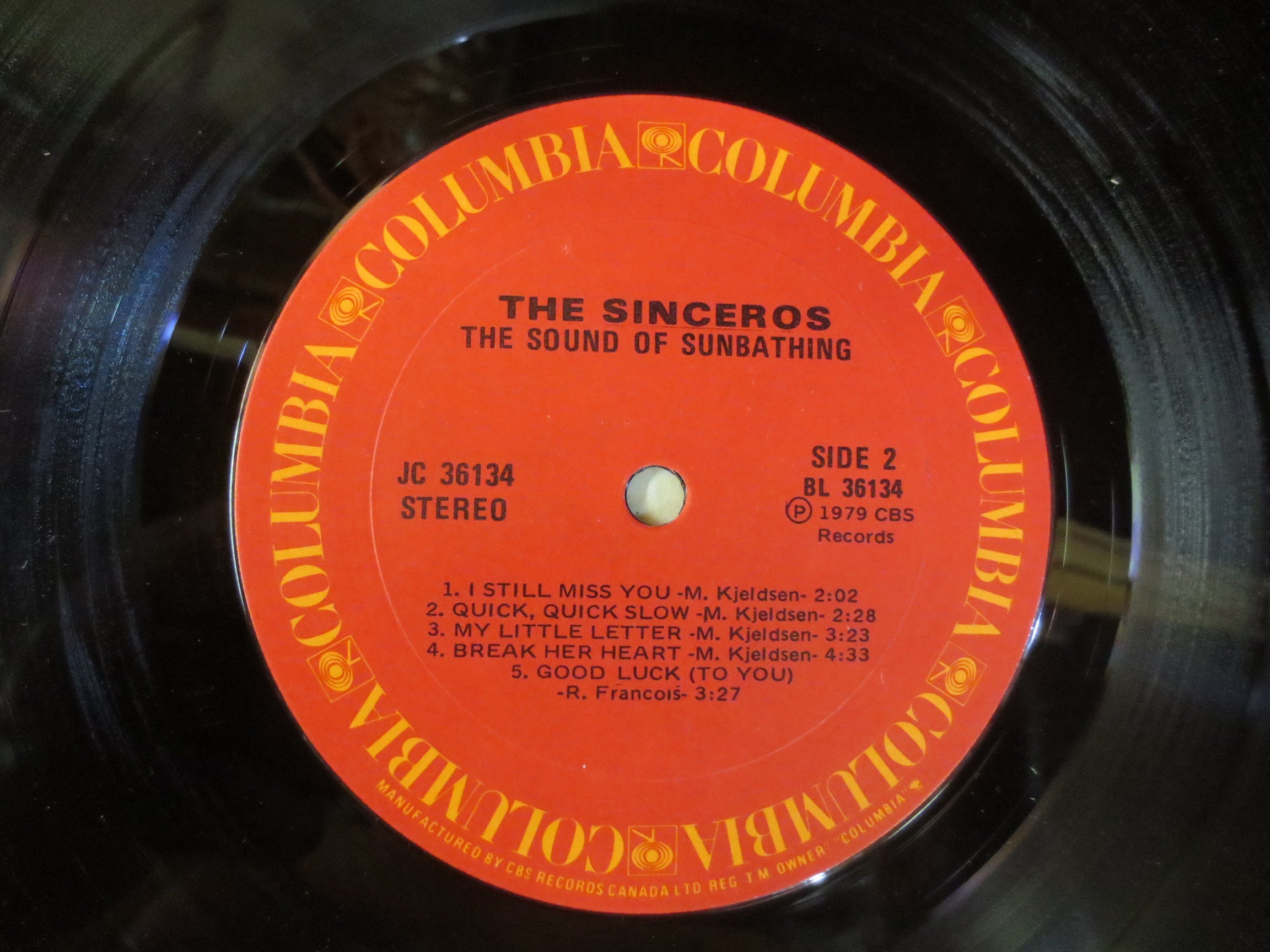 The Sinceros – The Sound of Sunbathing (1979) Vinyl LP