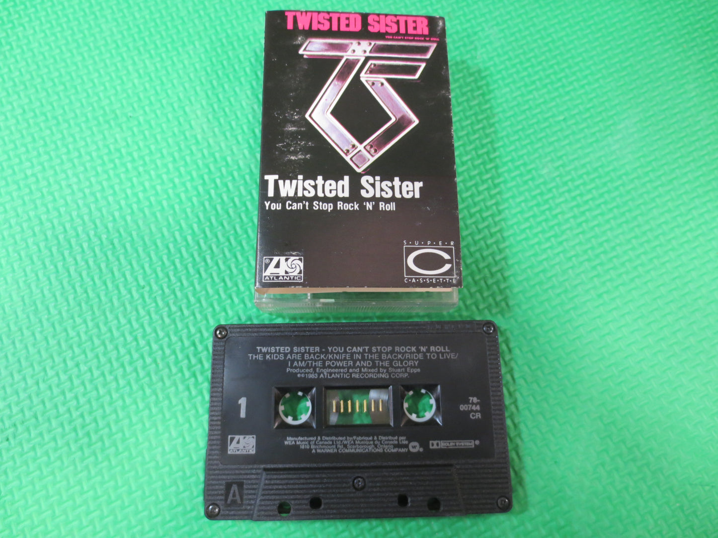 TWISTED SISTER Tape, ROCK and Roll Tape, Twisted Sister Album, Twisted Sister Music, Tape Cassette, Cassette, 1983 Cassette