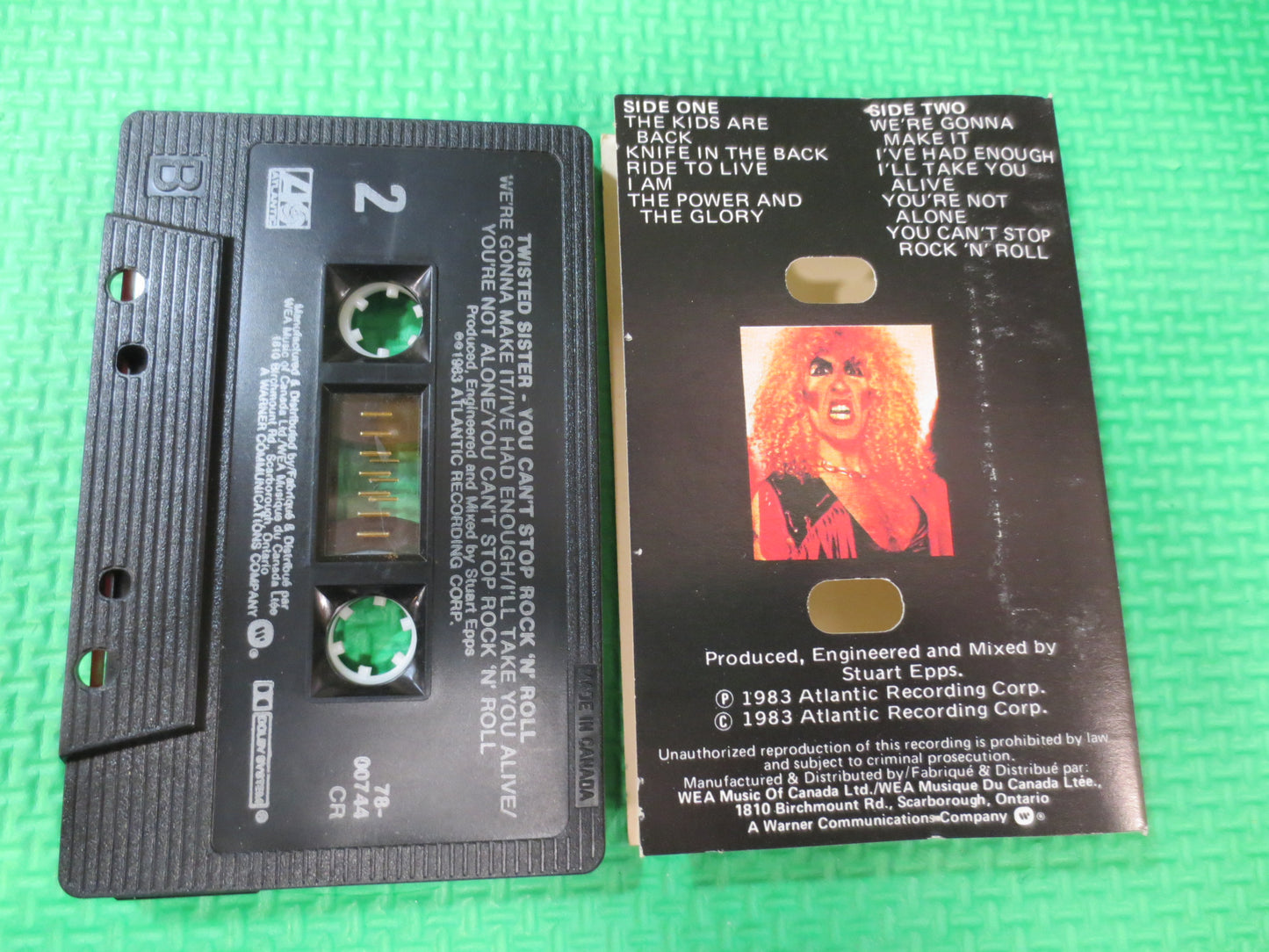 TWISTED SISTER Tape, ROCK and Roll Tape, Twisted Sister Album, Twisted Sister Music, Tape Cassette, Cassette, 1983 Cassette