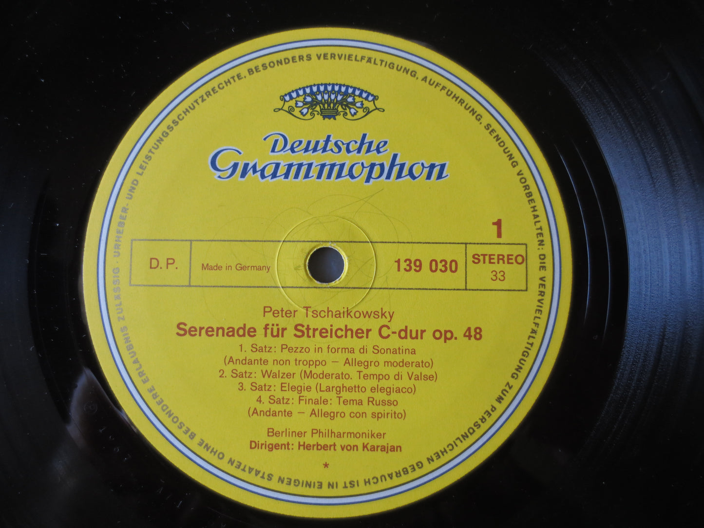 TCHAIKOVSKY, KARAJAN, Vintage Vinyl, Tchaikovsky lps, Record Vinyl, Classical Records, Vinyl lp, Classical lp, 1967 Records