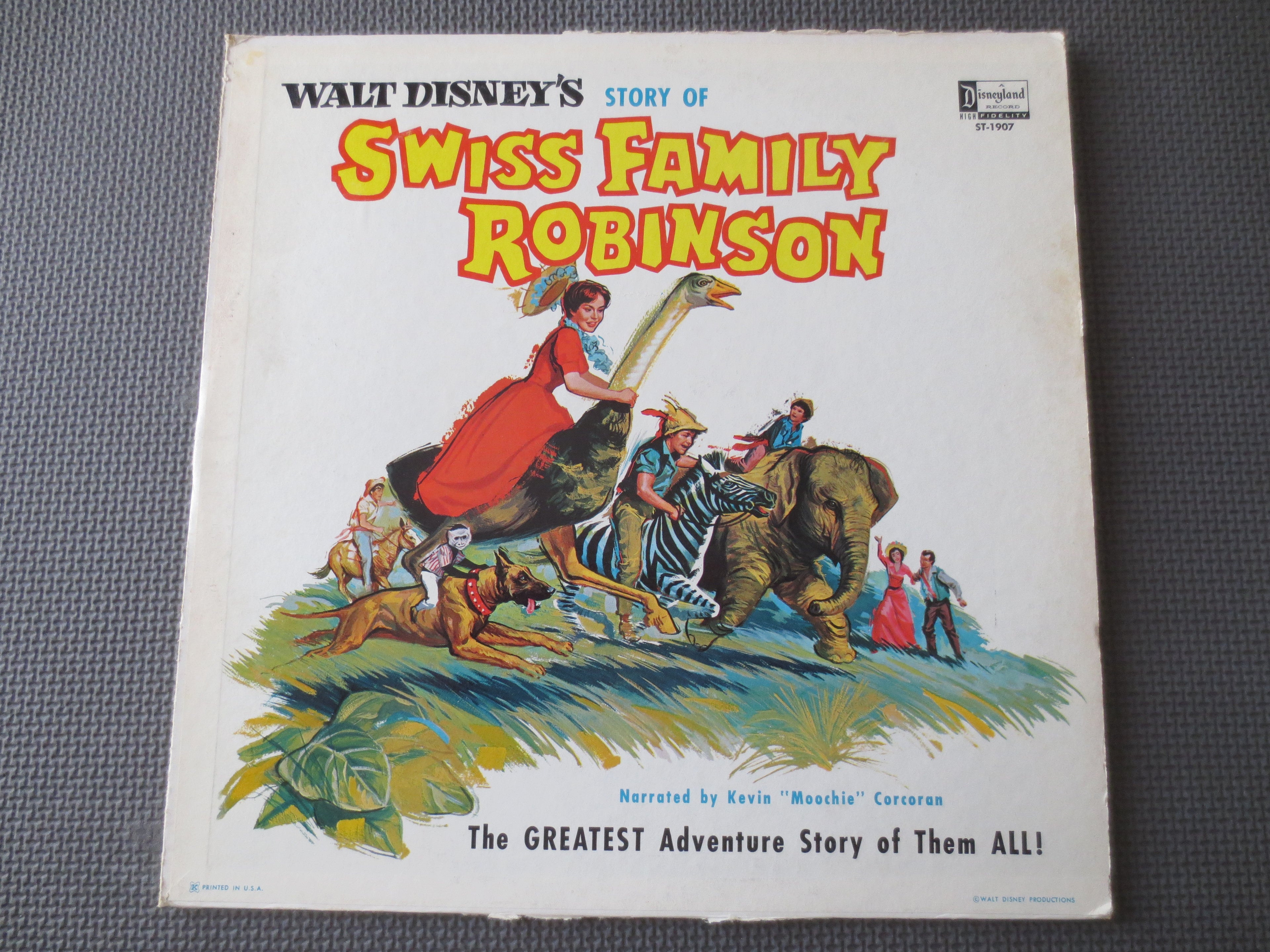 Swiss Family Robinson – Disneyland Records (1963) Vinyl LP