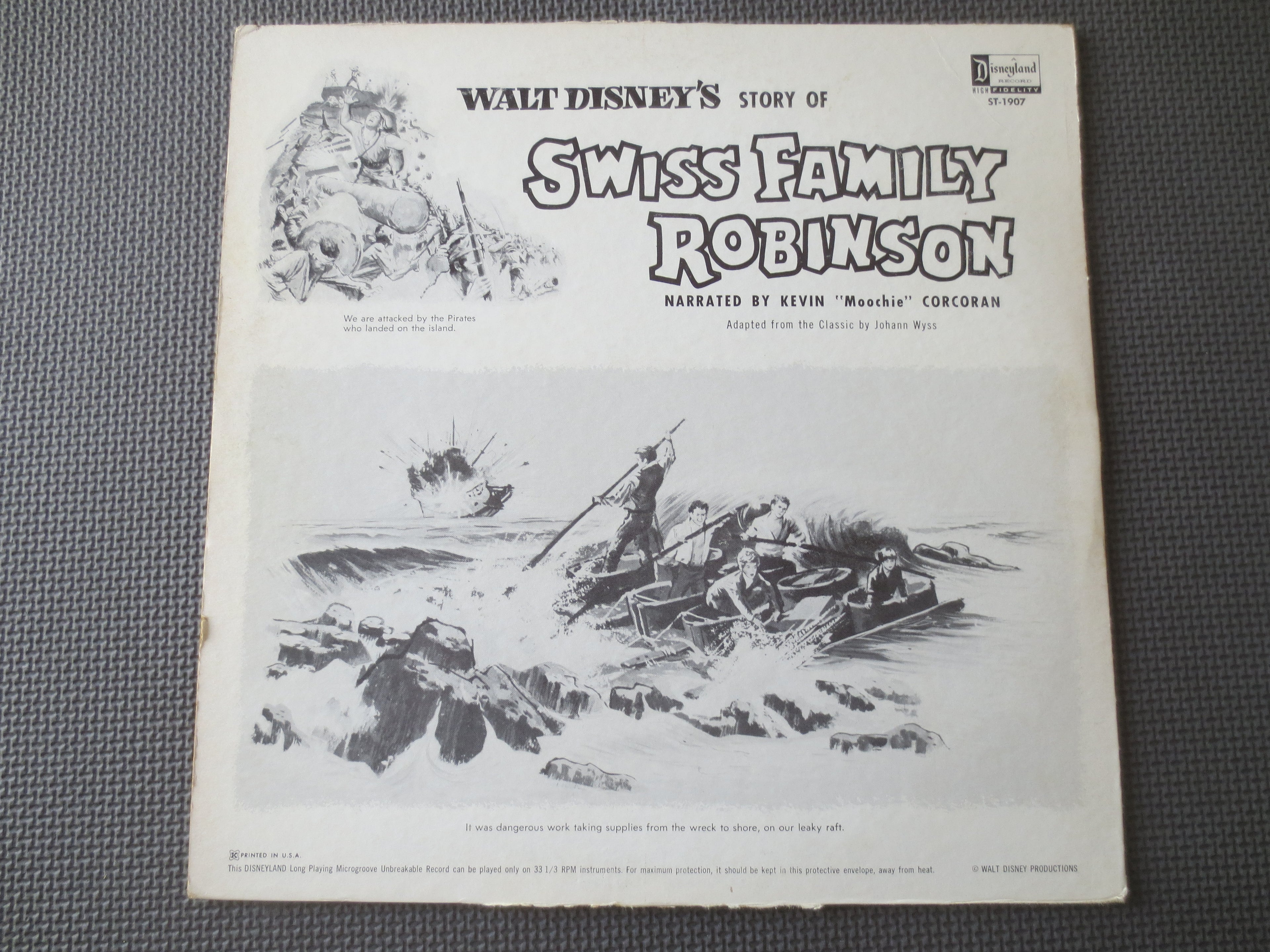 Swiss Family Robinson – Disneyland Records (1963) Vinyl LP