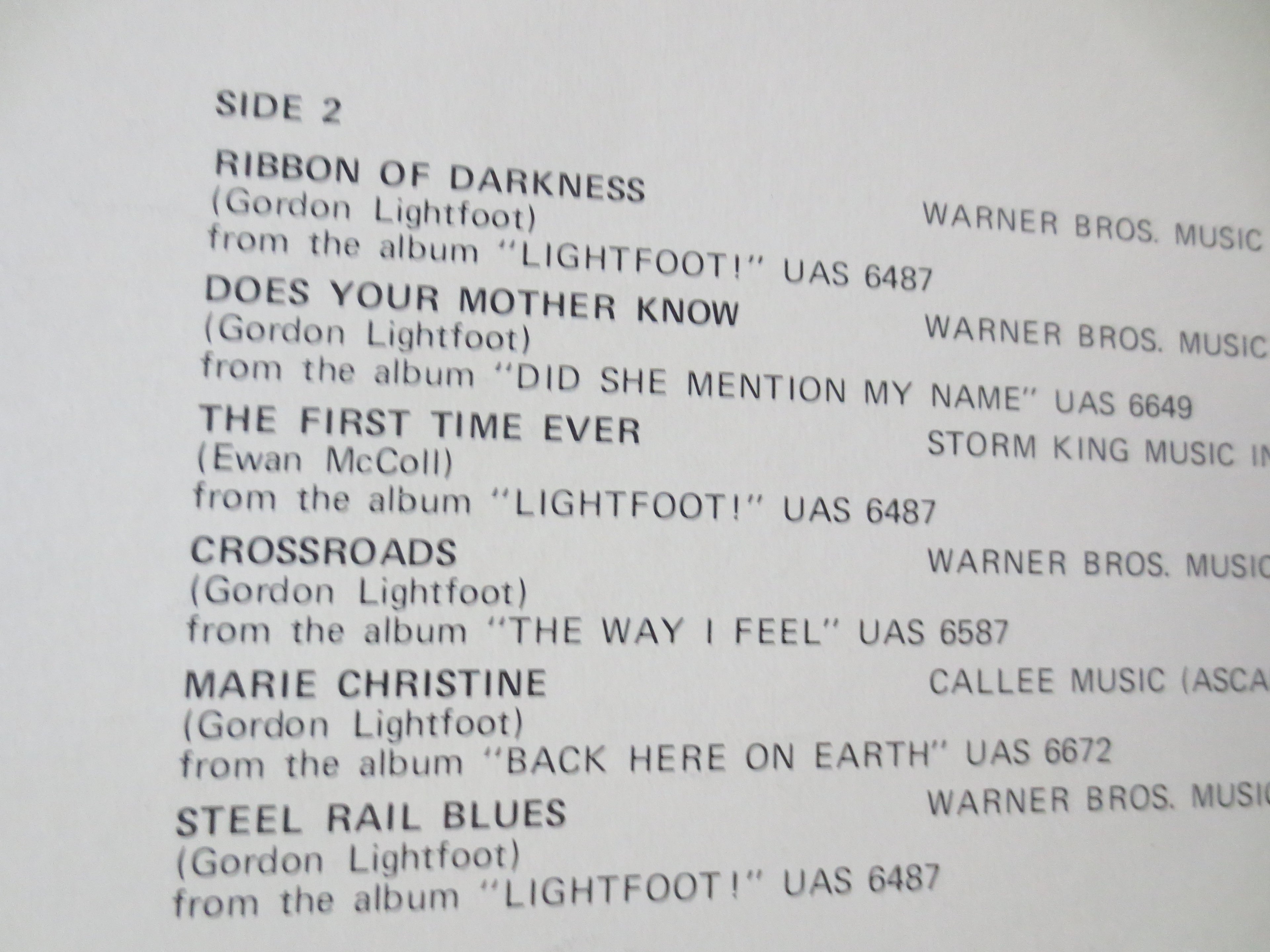 Gordon Lightfoot – The Best of Gordon Lightfoot Volume III (1975) Vinyl LP