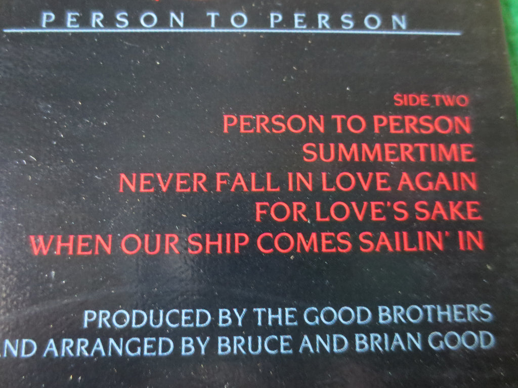 The Good Brothers – Person to Person (1982) Vinyl LP